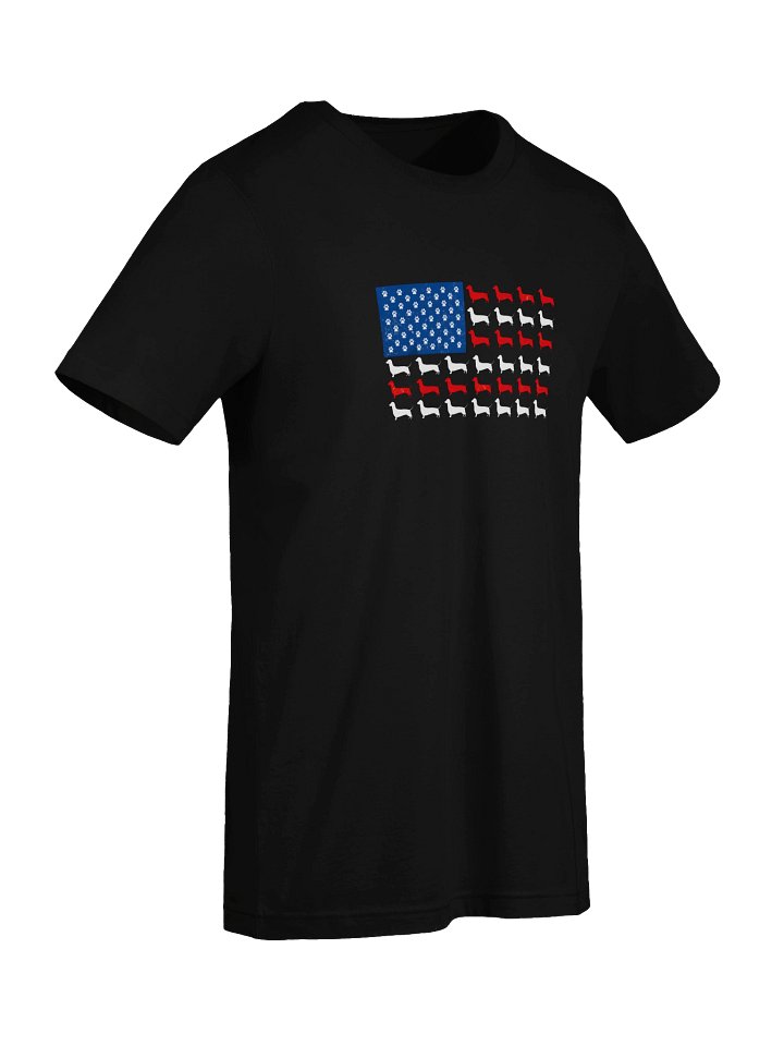 Patriotic Dachshund T-Shirt – Red White & Blue Doxie Tee product image (2)