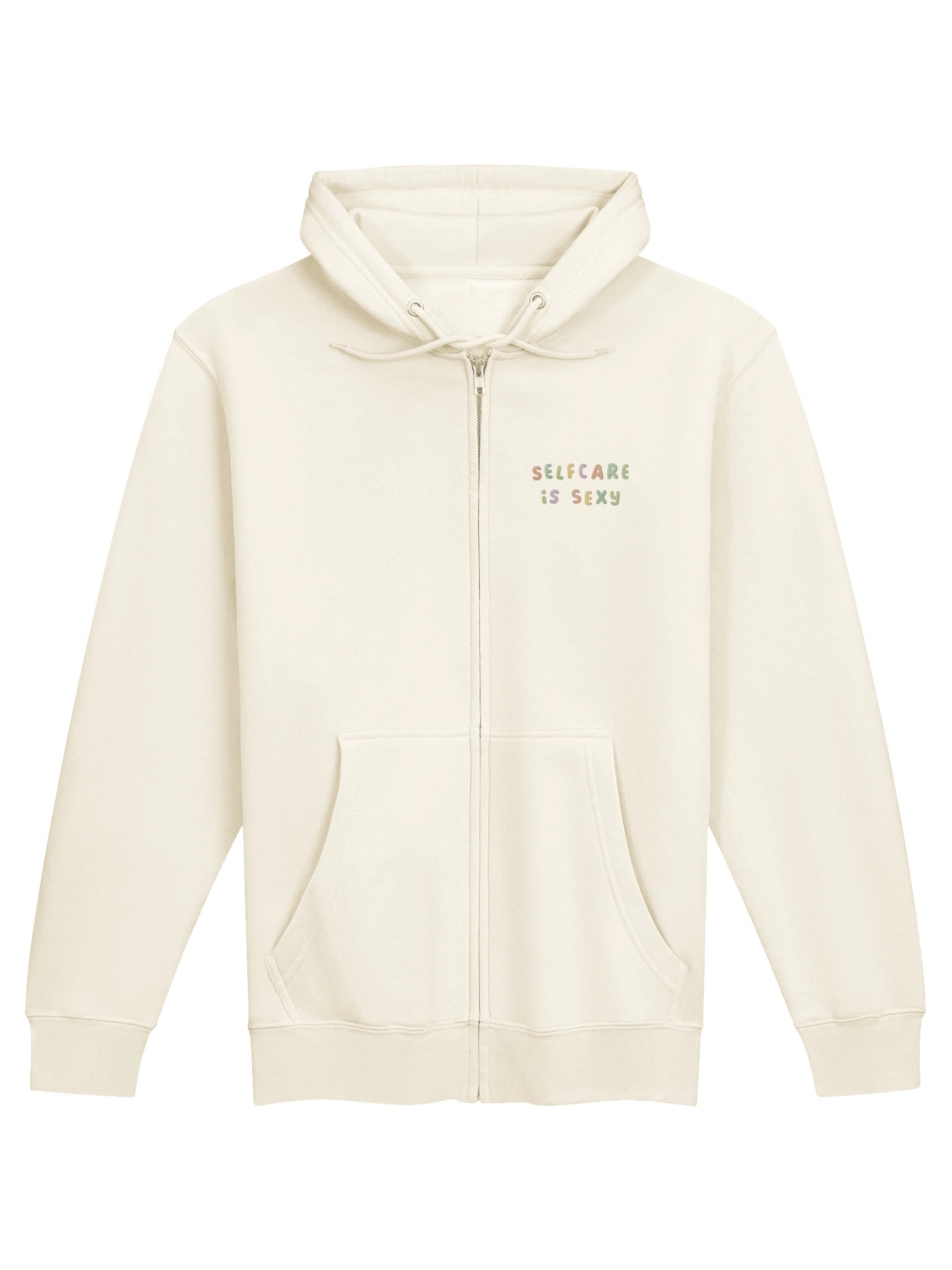 Selfcare Club | Zip-up Hoodie | Front print (text only) product image (1)