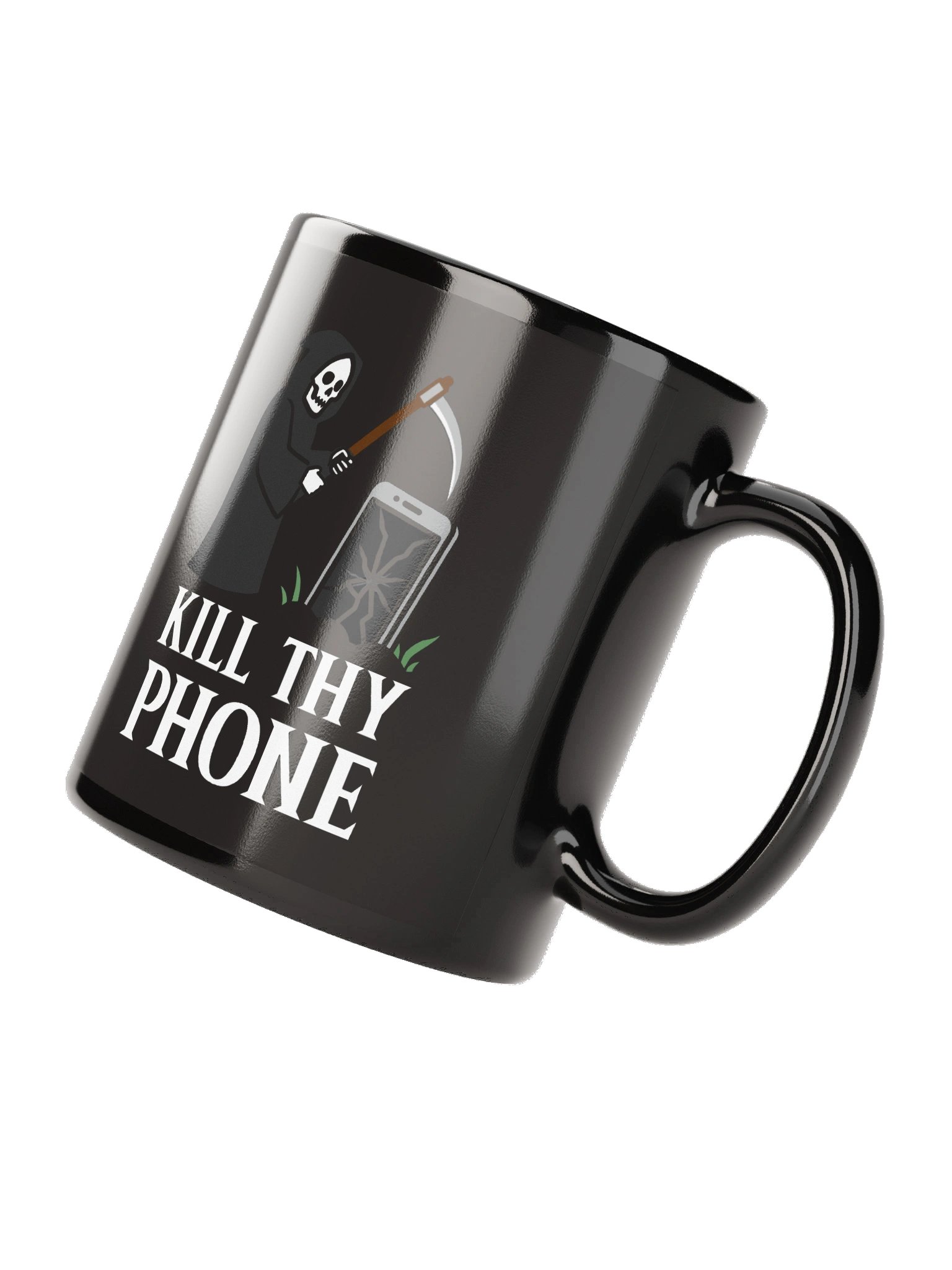 Kill Thy Phone Black Mug product image (8)