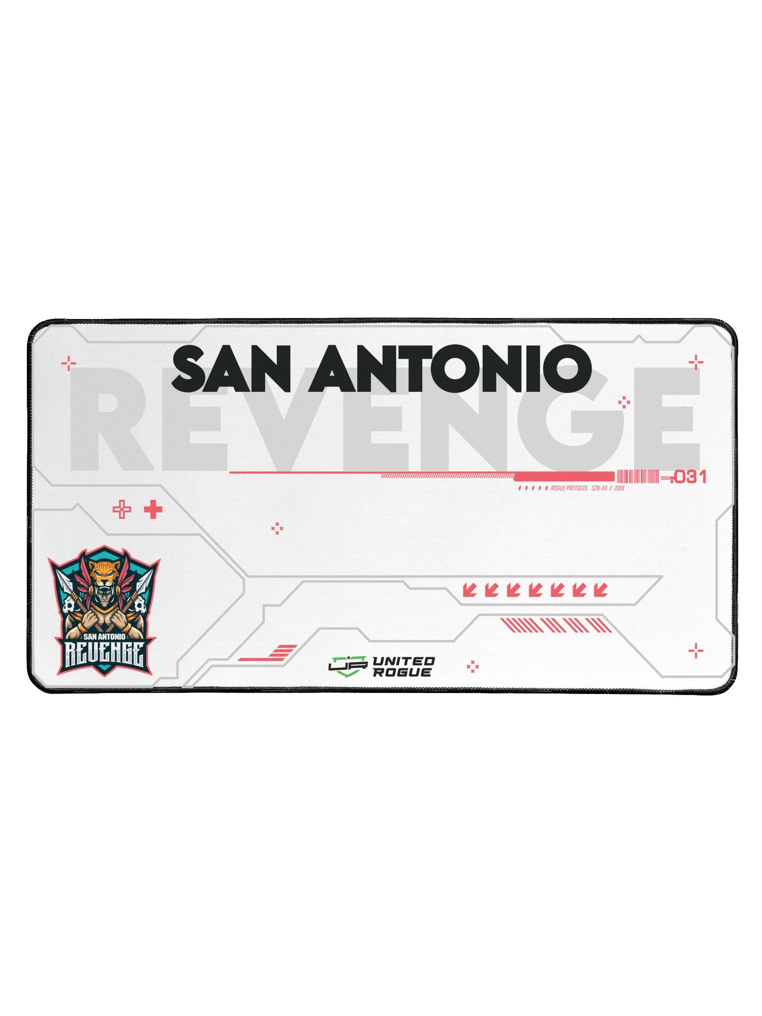 San Antonio Revenge White Desk Mat product image (1)