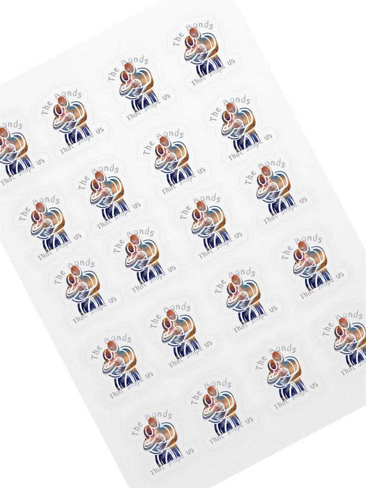 The Bonds That Shape Us Kiss Cut Sticker Sheet product image (1)