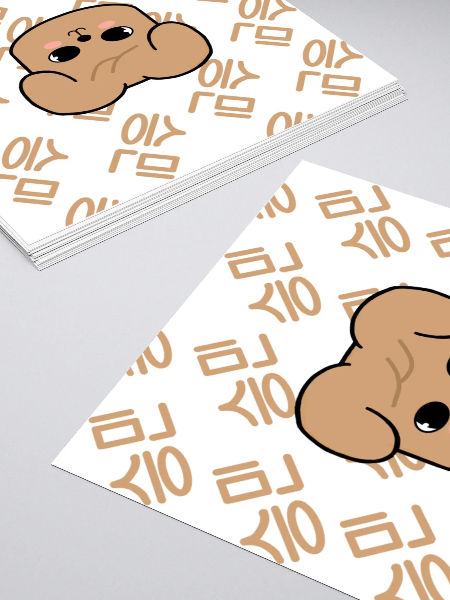 PuppyM face and hangul Sticker product image (11)