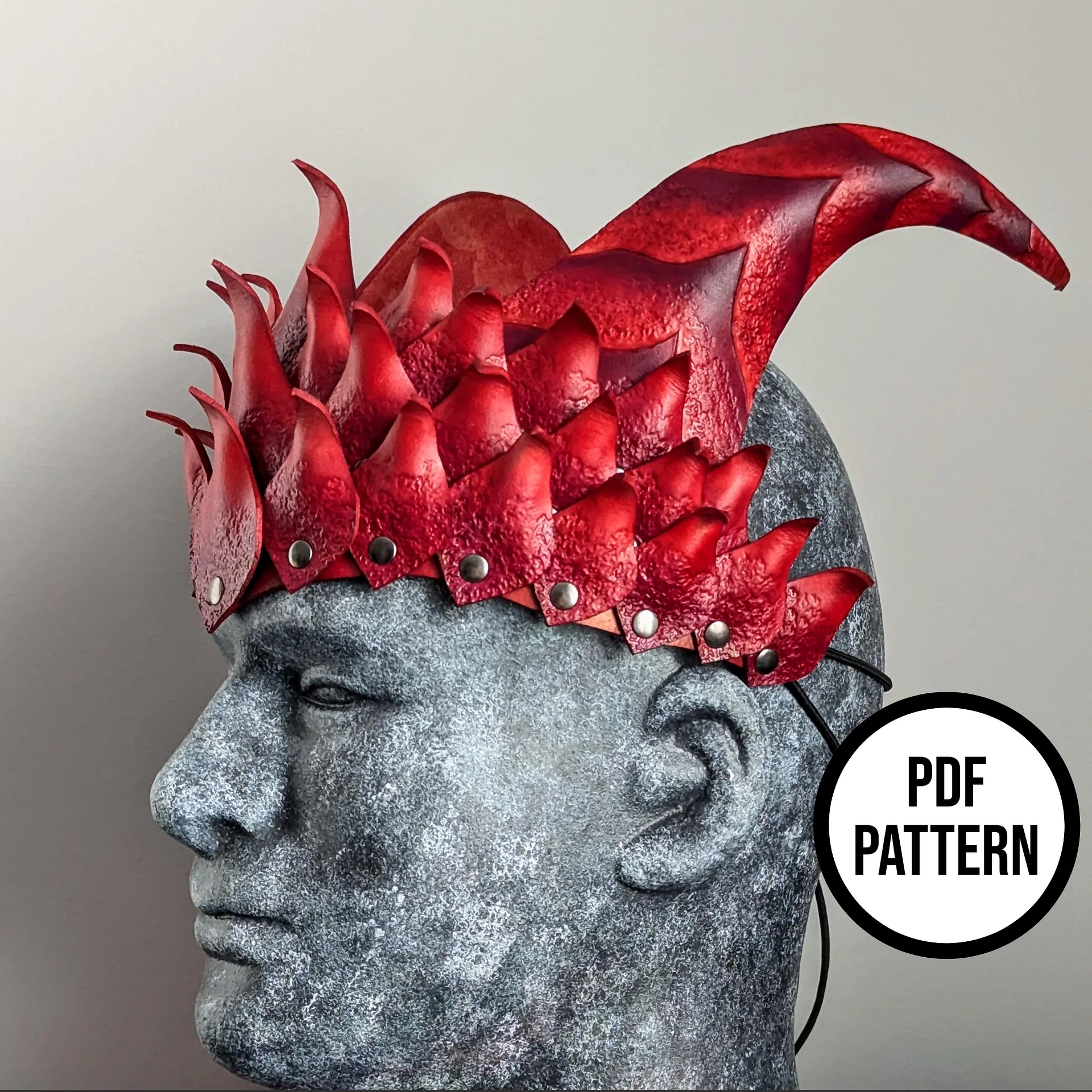 Dragon Crown - PDF Pattern for Leather product image (3)