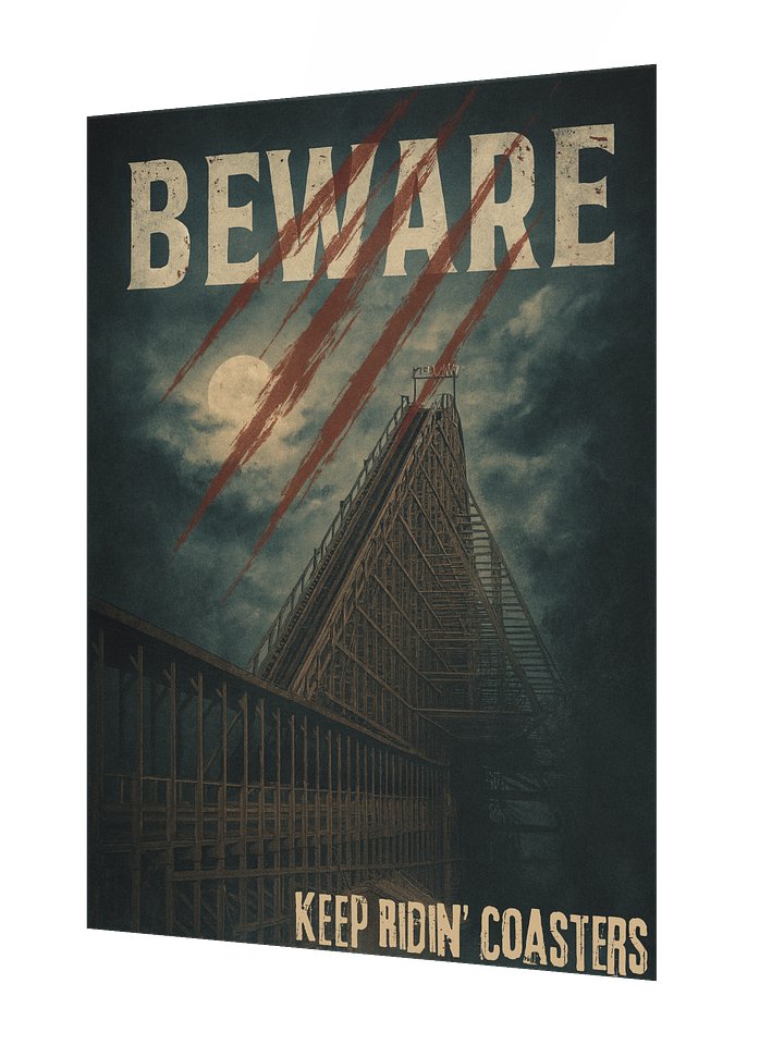 Beware of the Beast - Keep Ridin' Coasters 18x24 Inch Poster product image (2)
