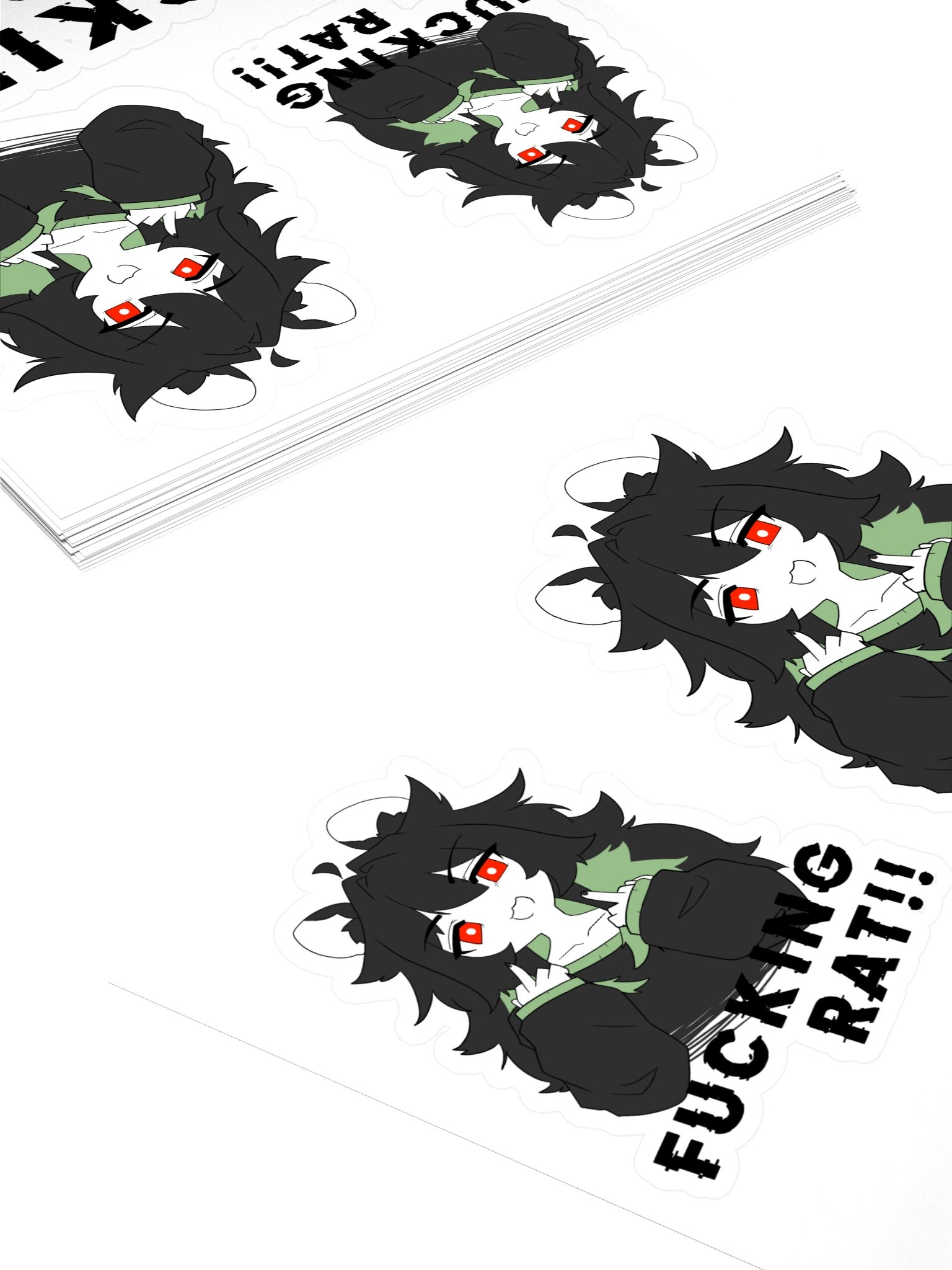 fooken rat stickers product image (4)