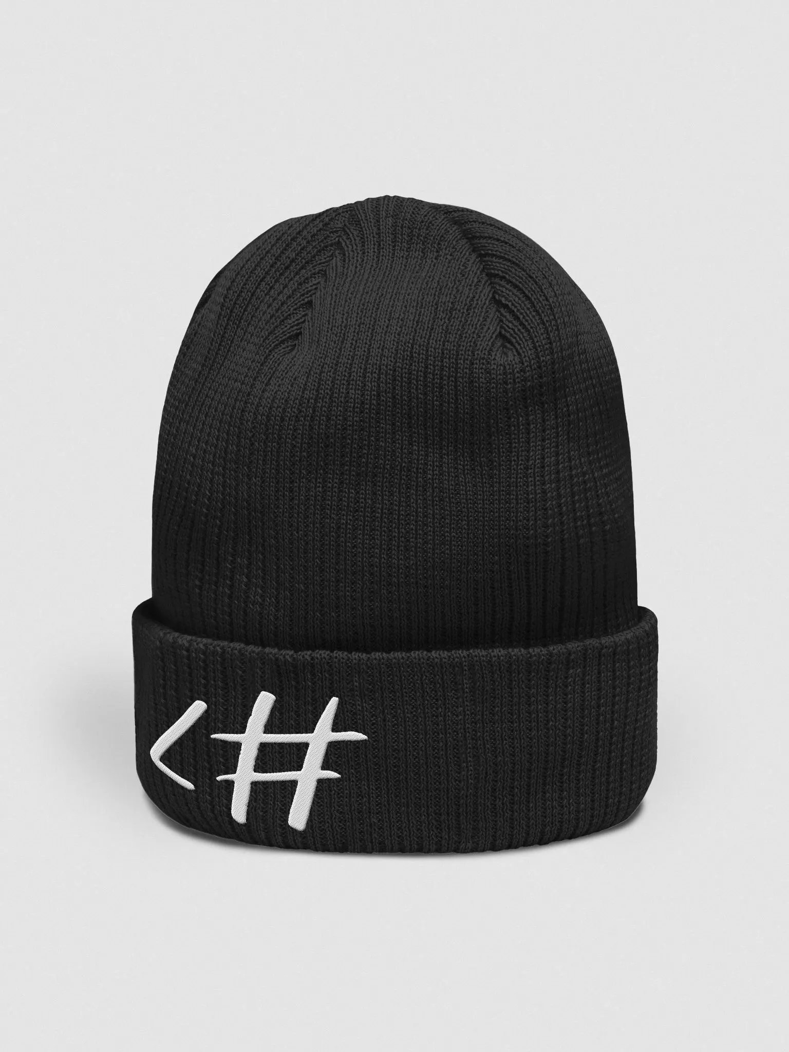 <# Organic Ribbed Beanie product image (2)