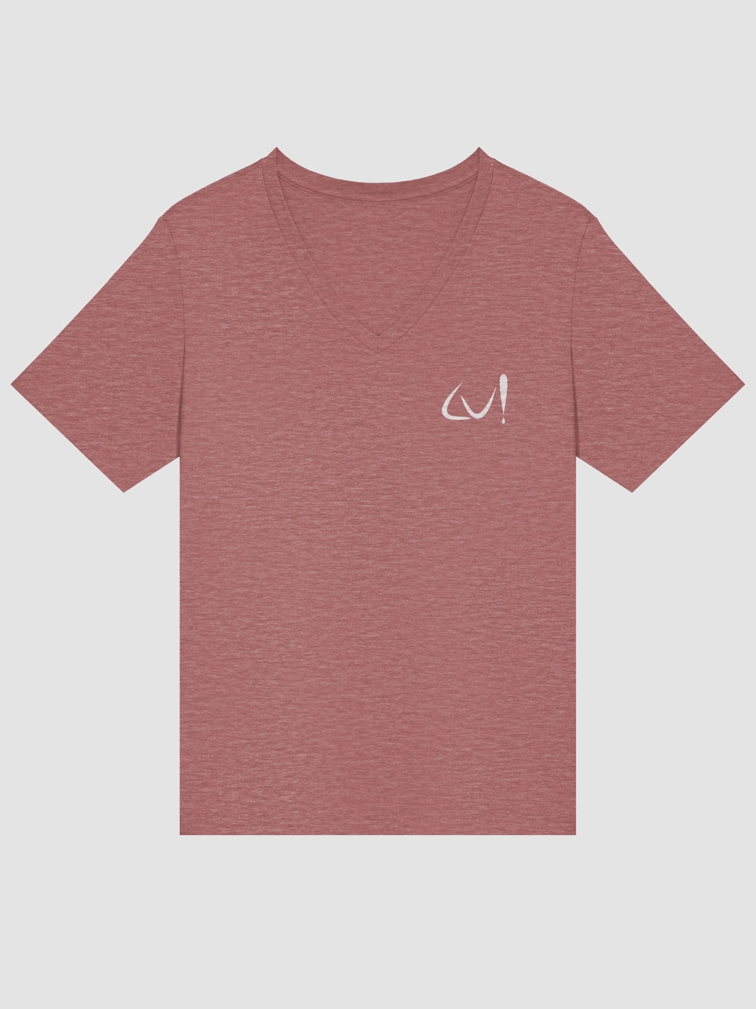 CREW - CU! T-Shirt (Women's Sizing V Neck) - White Printed Logo with CREW on the back product image (3)