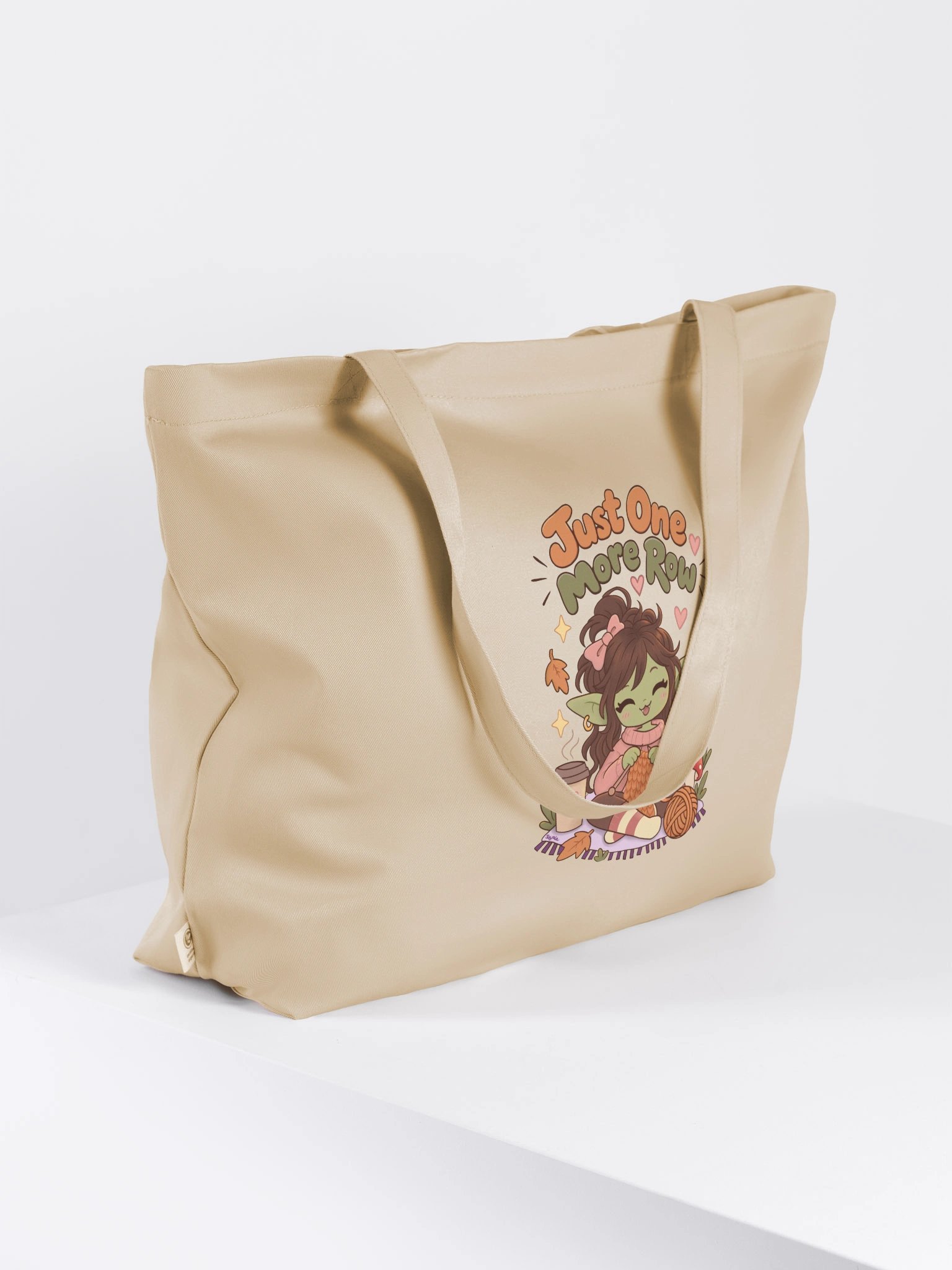 Just One More Row Tote Bag product image (4)