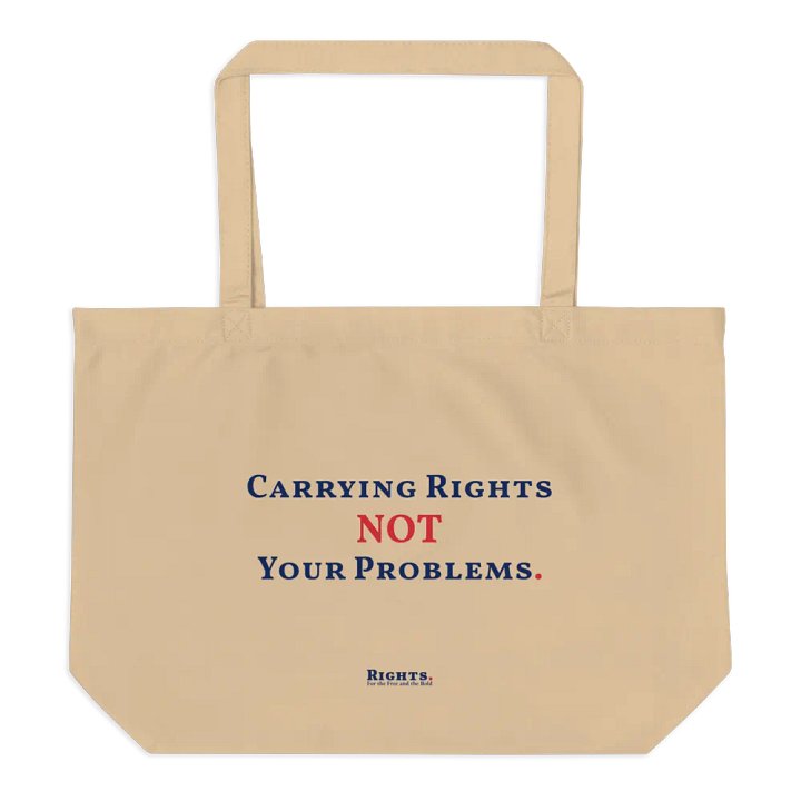 Carrying Rights Not Your Problems. Tote Bag product image (2)