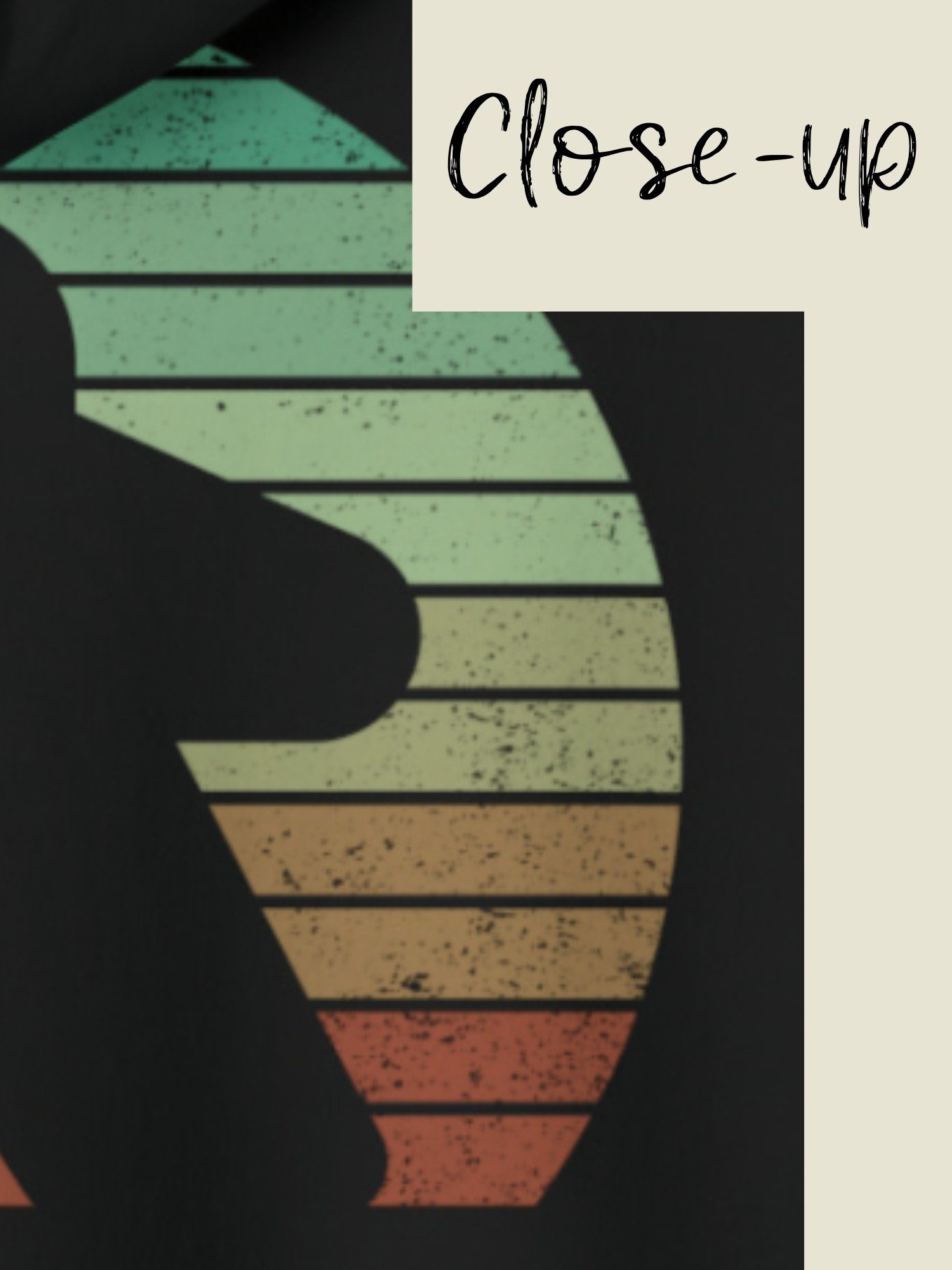 Retro Sunset Meeple Sweatshirt for Board Gamers - Black product image (5)