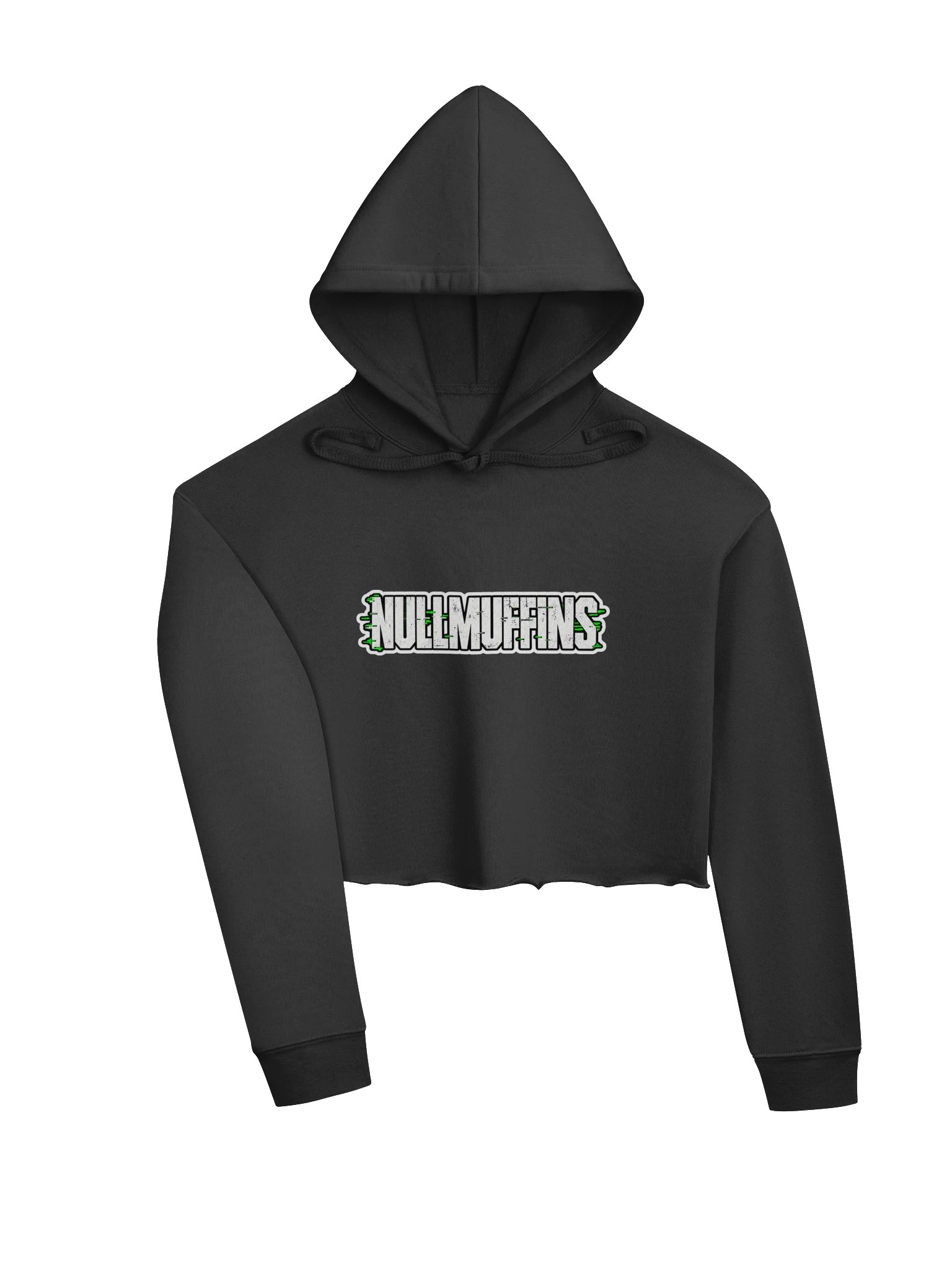 NullMuffins Classic Women's Fleece Crop Hoodie product image (10)