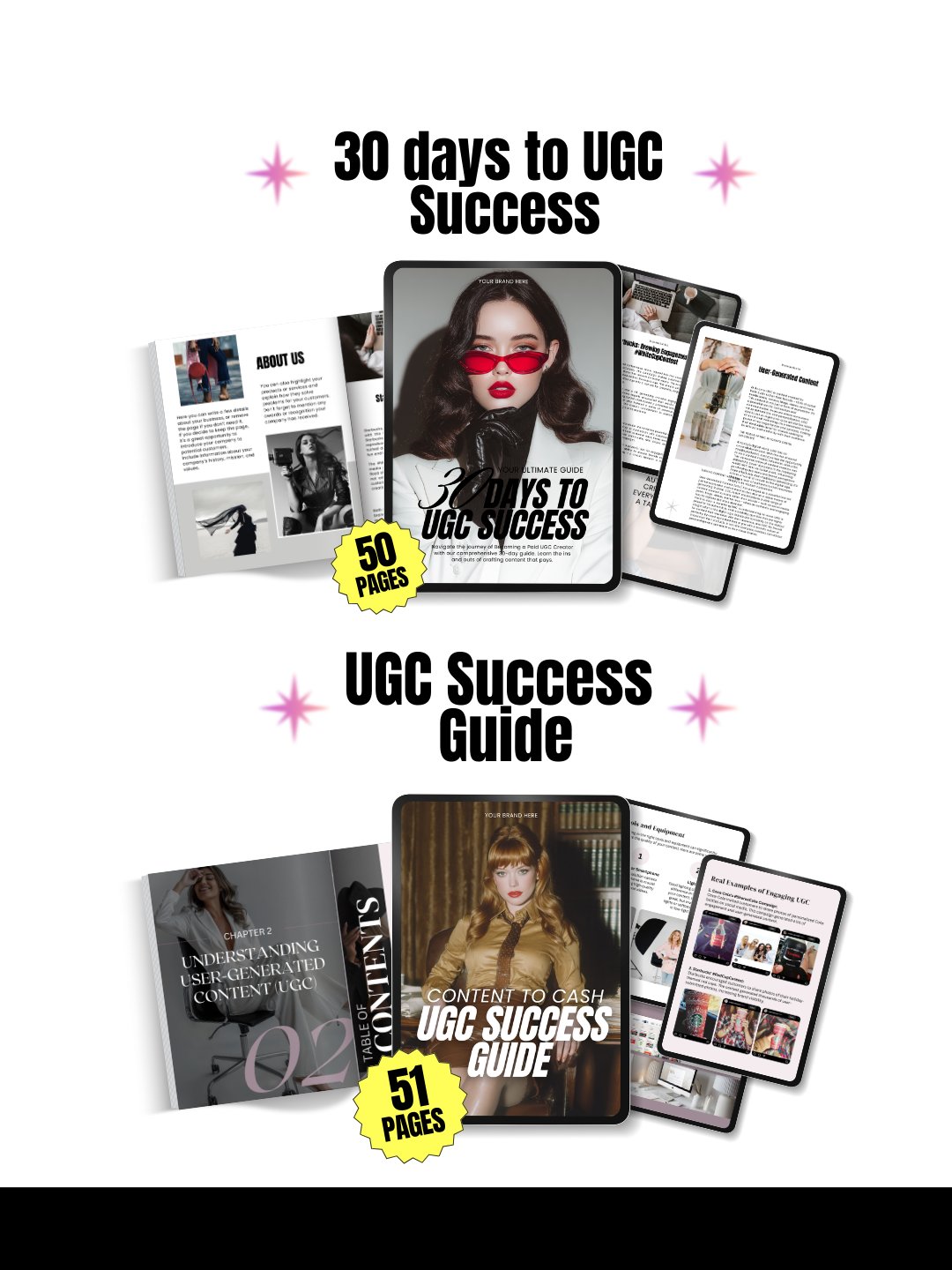6 UGC Ebooks & Portfolio Templates | MRR PLR Bundle product image (7)
