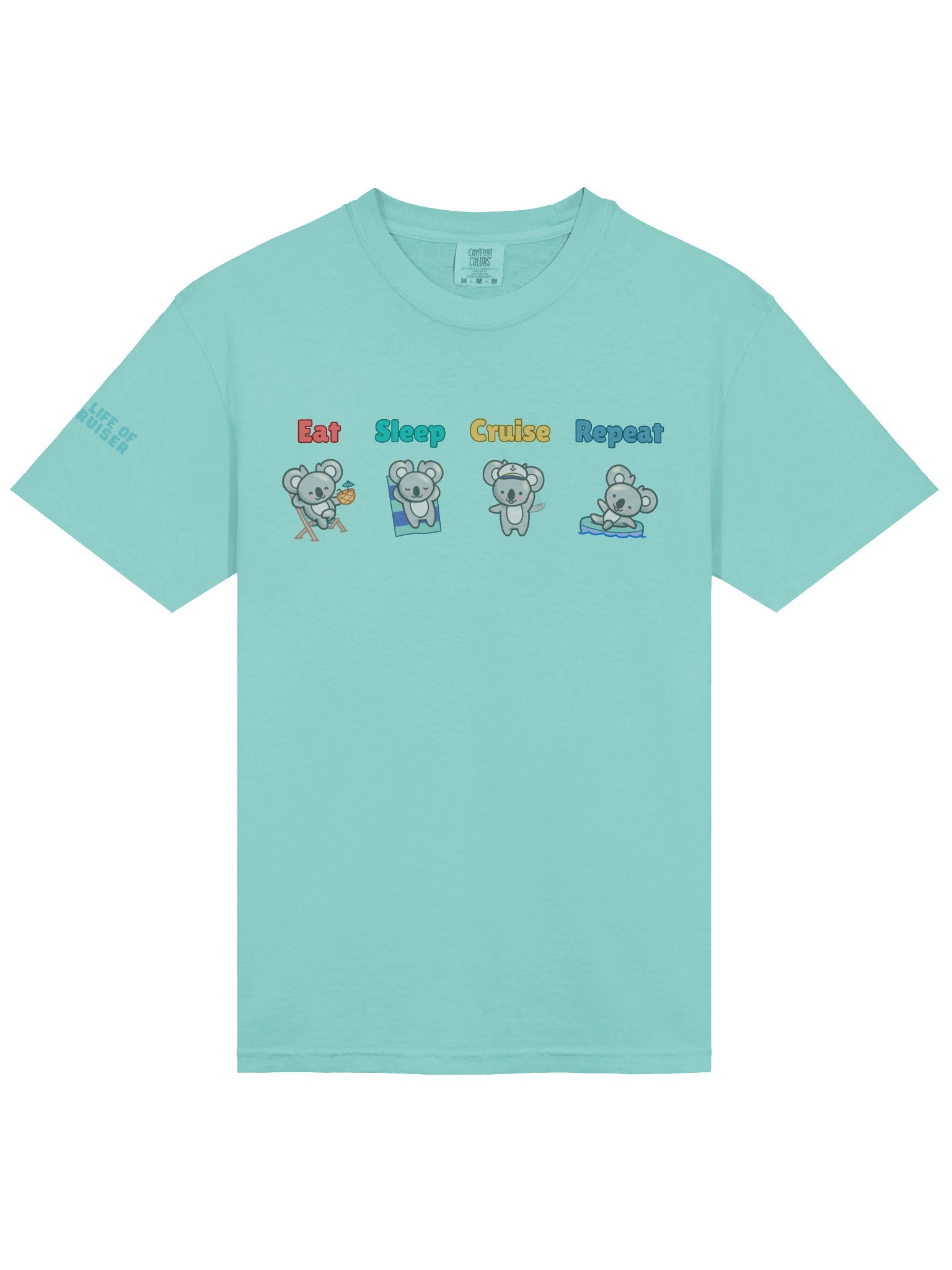 Eat. Sleep. Cruise. Repeat! | Unisex T-Shirt product image (24)