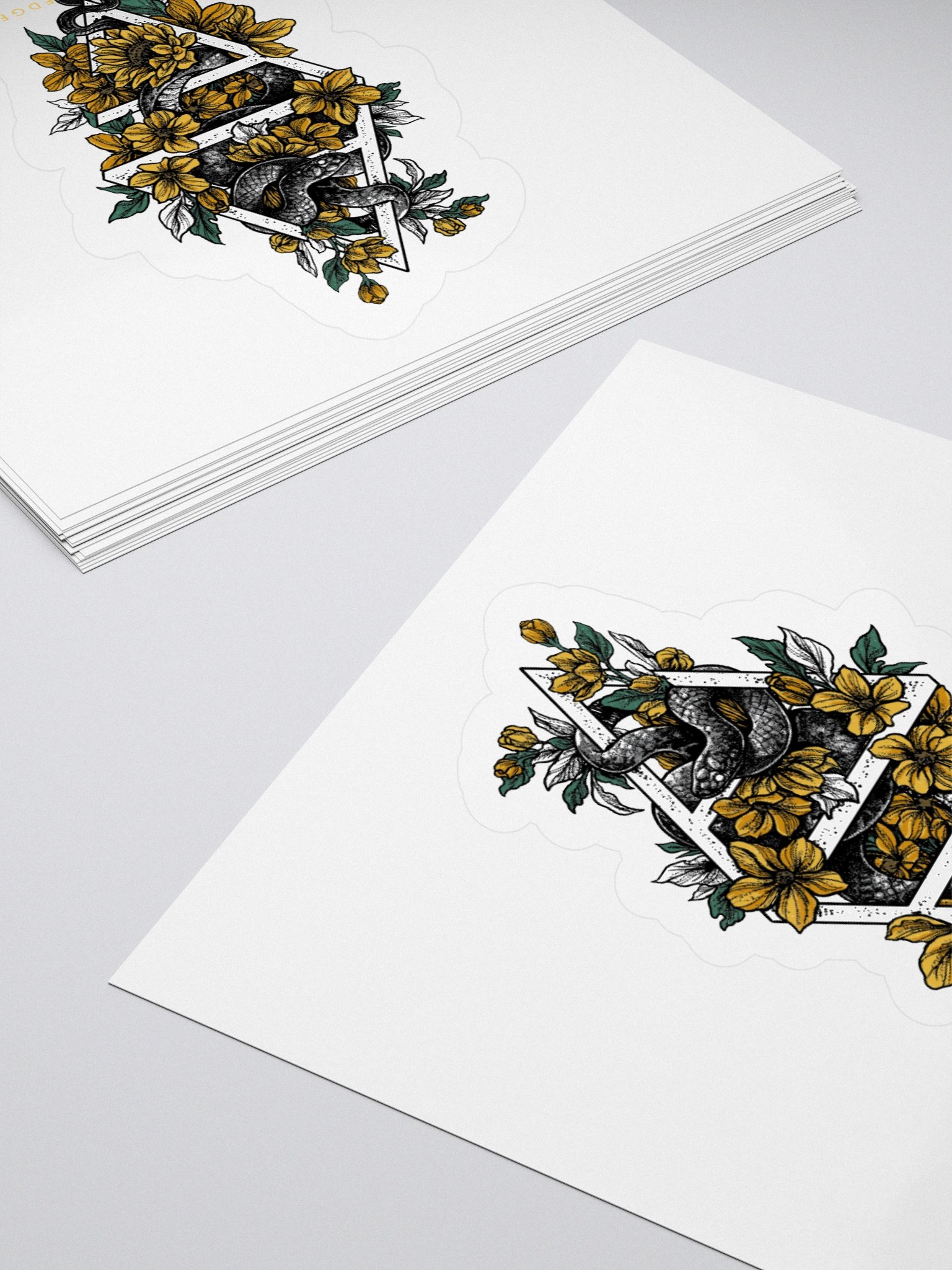 Sunflowers & Snakes Sticker product image (11)