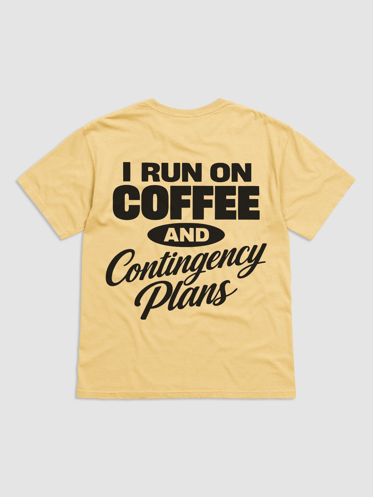 Team T-Shirt - Coffee (Yellow) product image (1)