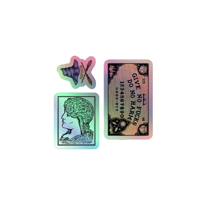 Witchy Academia Holographic Sticker Set product image (1)