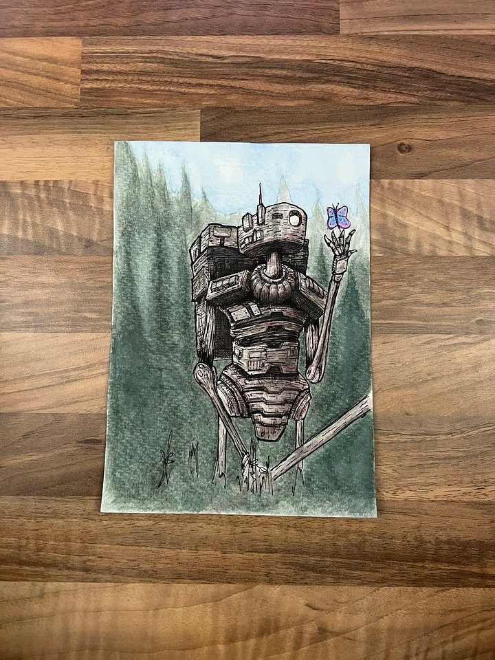 Robot Butterfly Original Artwork product image (1)