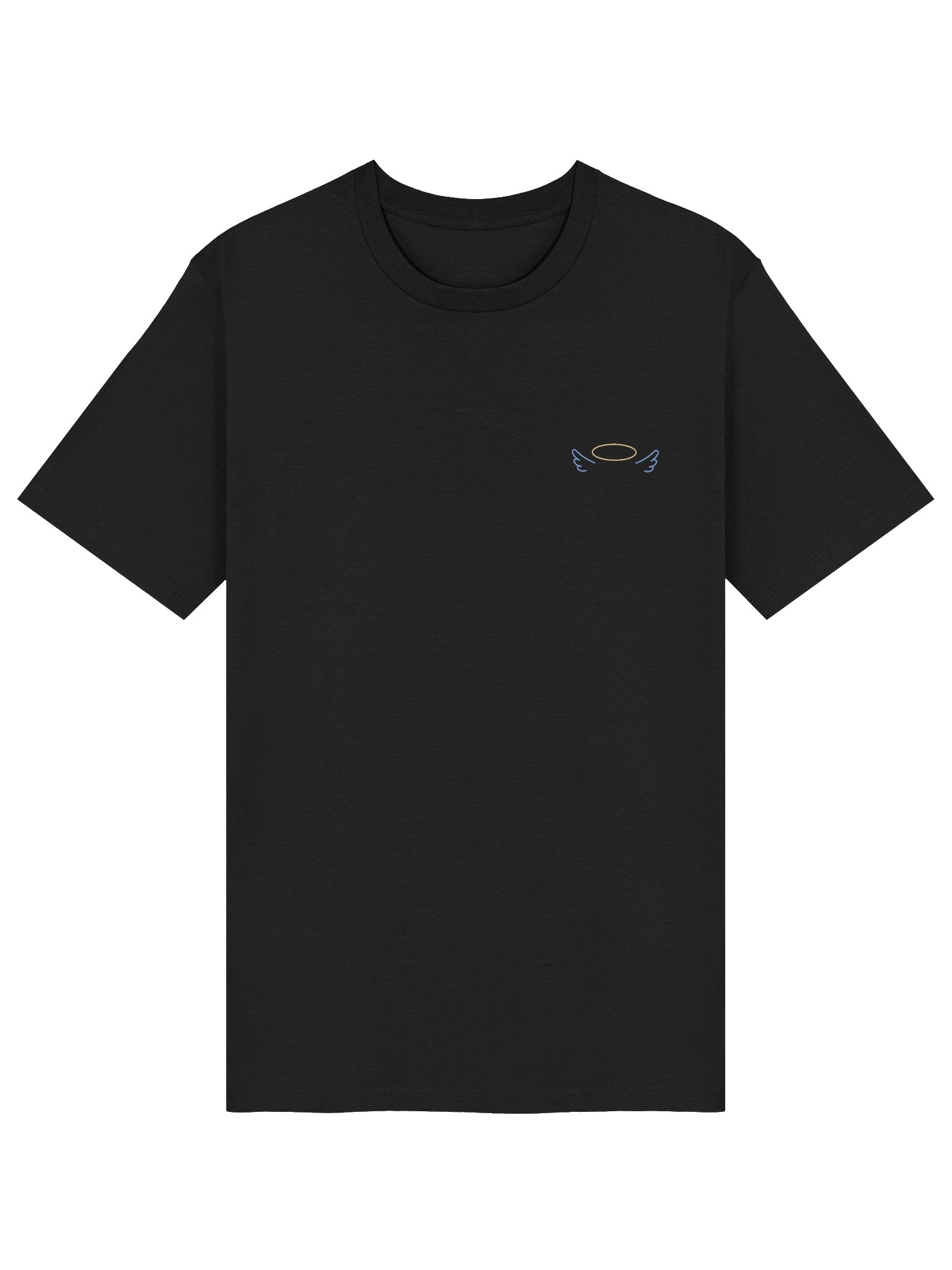 'Halo & Wings' 2026 Memorial Shirt (organic cotton, dark) product image (3)
