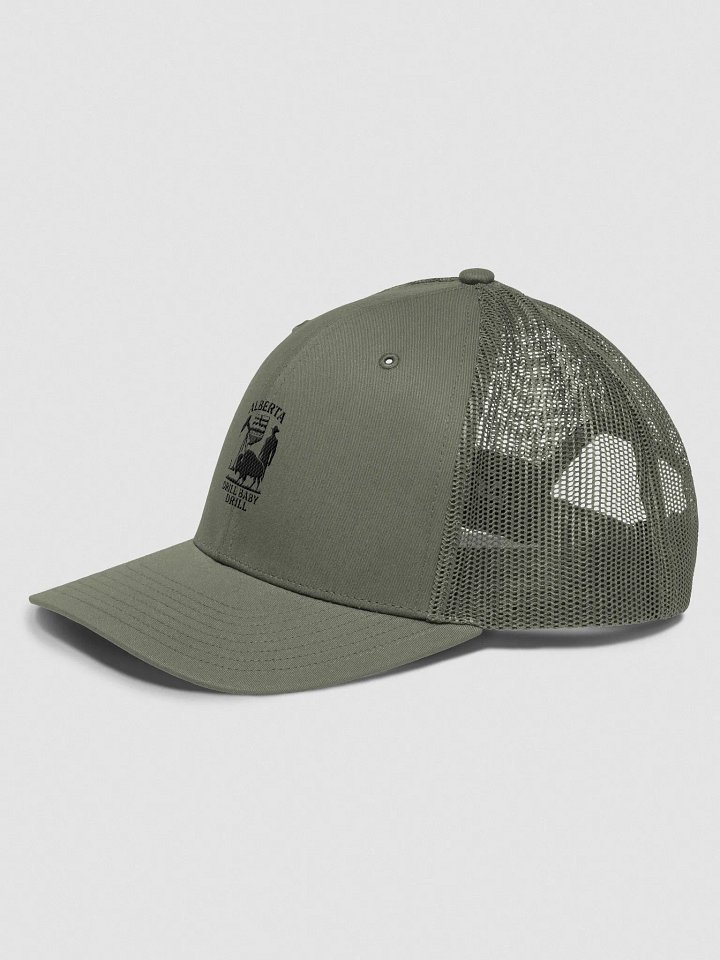 ALBERTA DRILL BABY DRILL TRUCKER HAT LIGHT product image (2)
