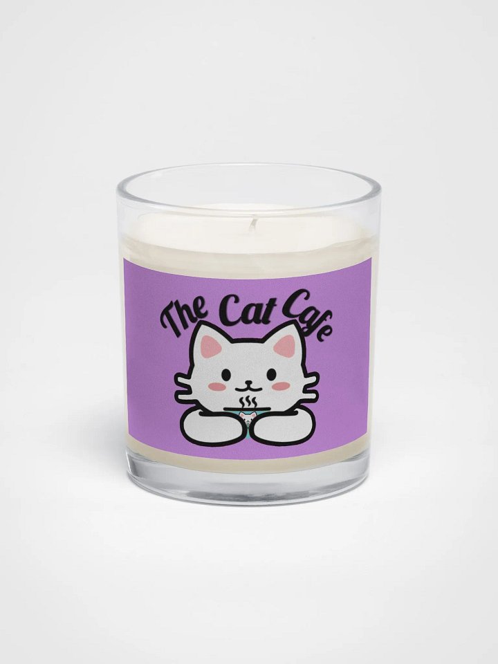 The Cat Cafe Logo Soy Wax Candle product image (1)