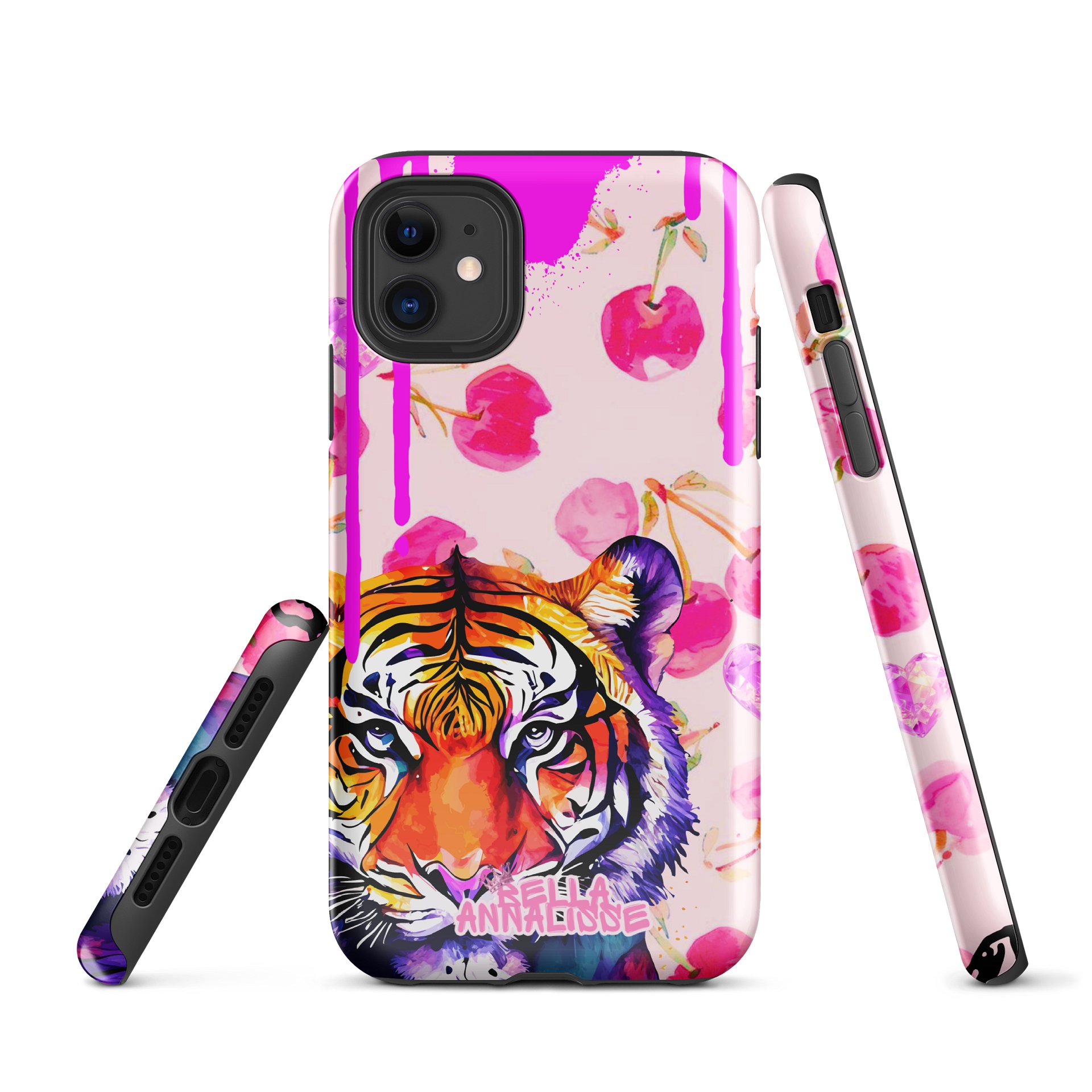 Vibrant Tiger Abstract iPhone® Tough Case product image (1)