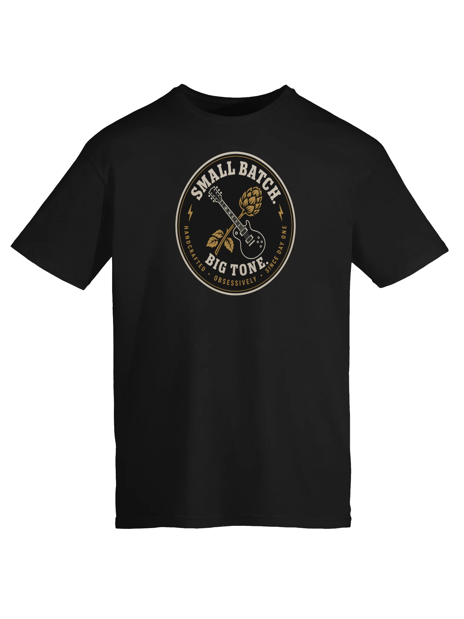 Small Batch, Big Tone - Craft Beer themed guitar t-shirt product image (6)