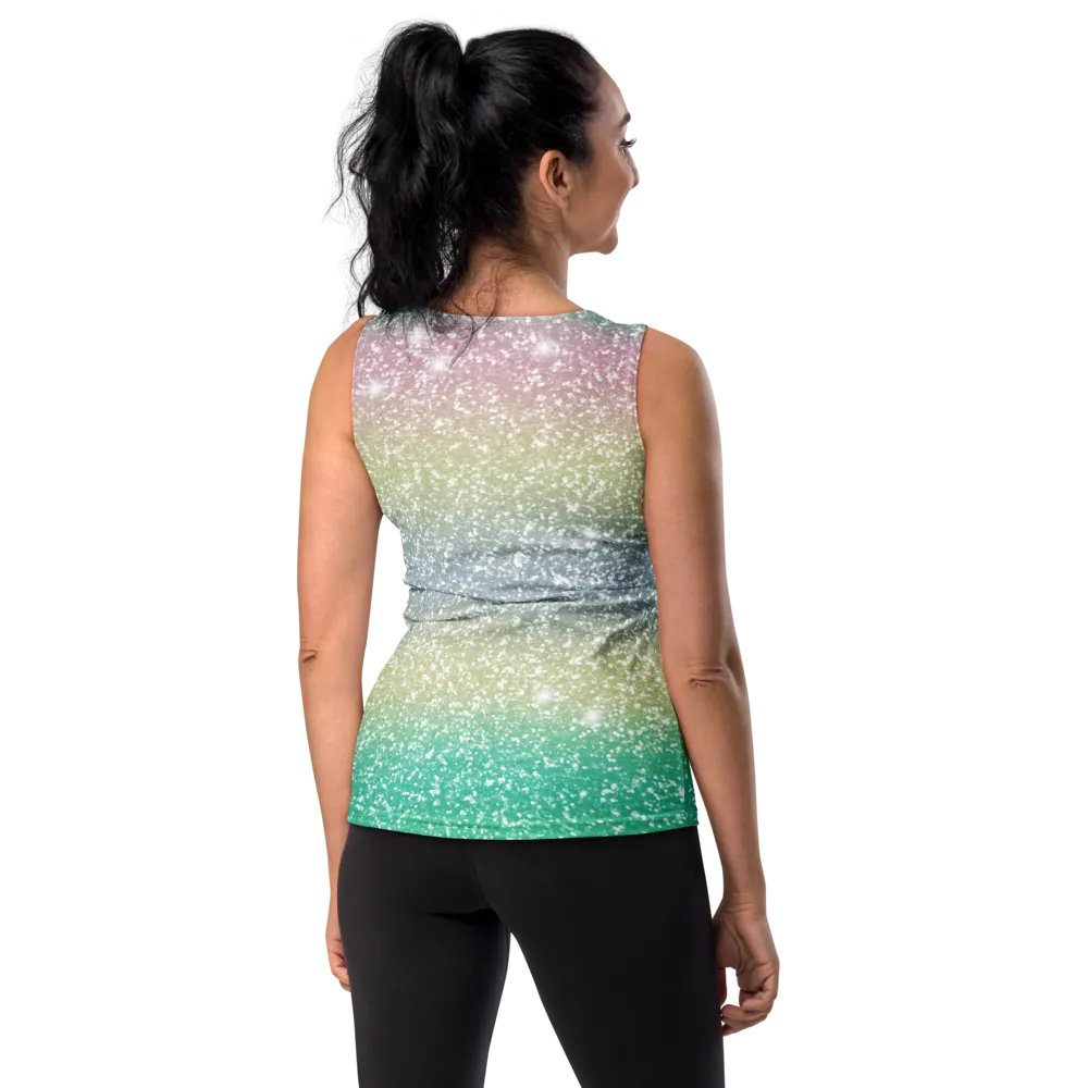 Glitter Unicorn Texture Design Tank Top (1) product image (9)