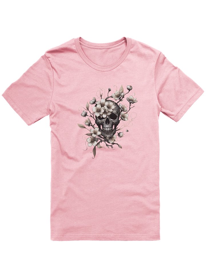 Floral Skull Artistic T-Shirt product image (1)