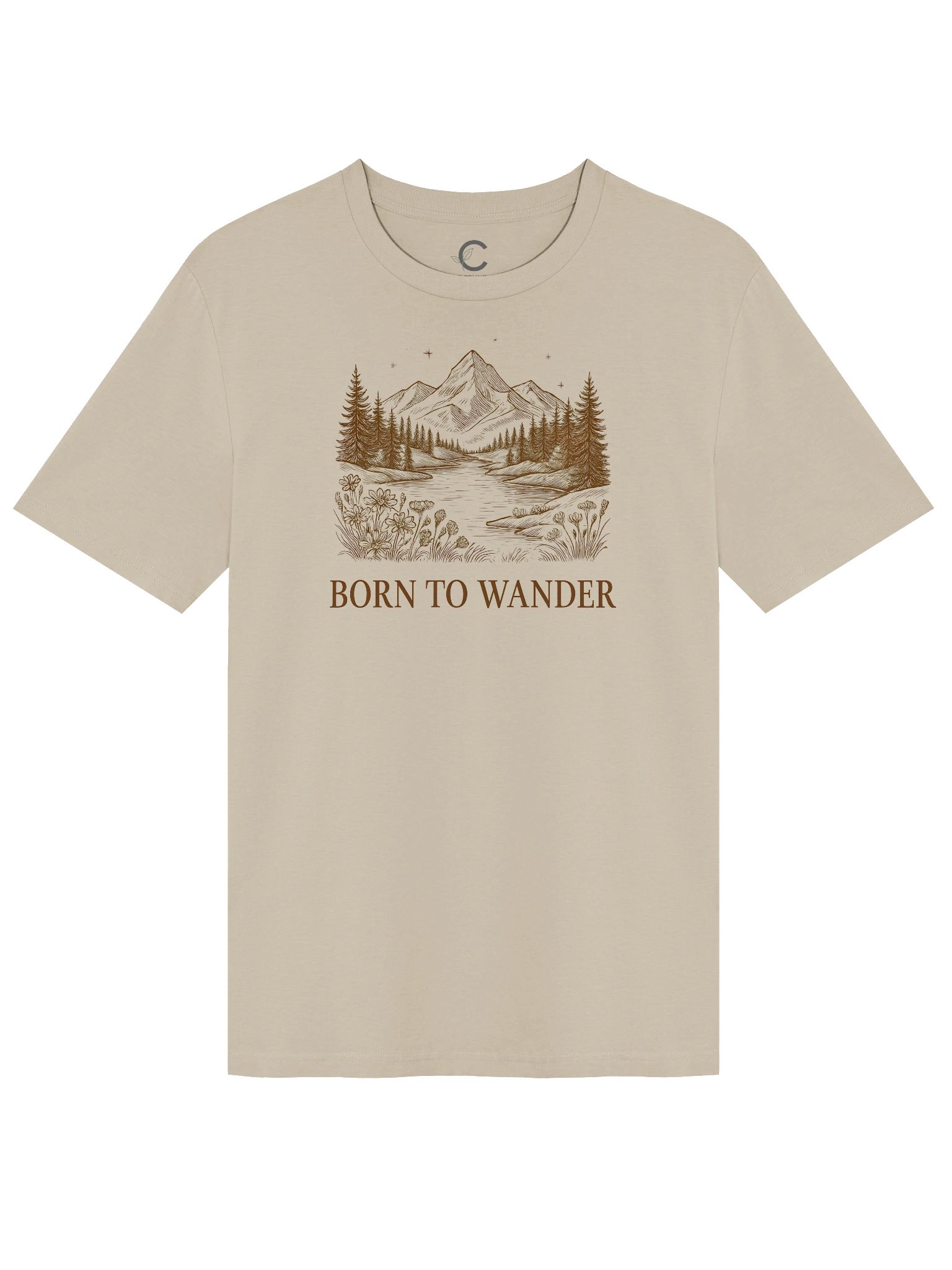 Heritage Goods: "Born To Wander" Organic T-Shirt product image (6)
