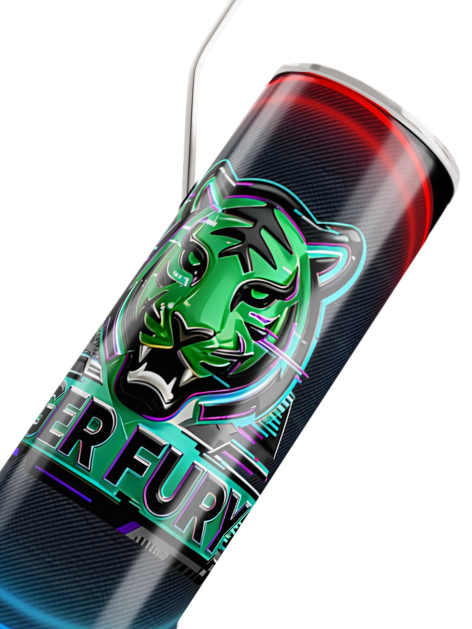 Tiger Fury Neon Tumbler product image (4)
