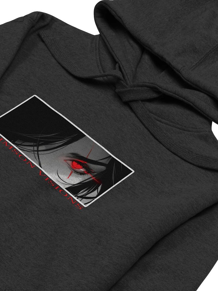 "Crimson Visions" Front Unisex Printed Hoodie product image (2)