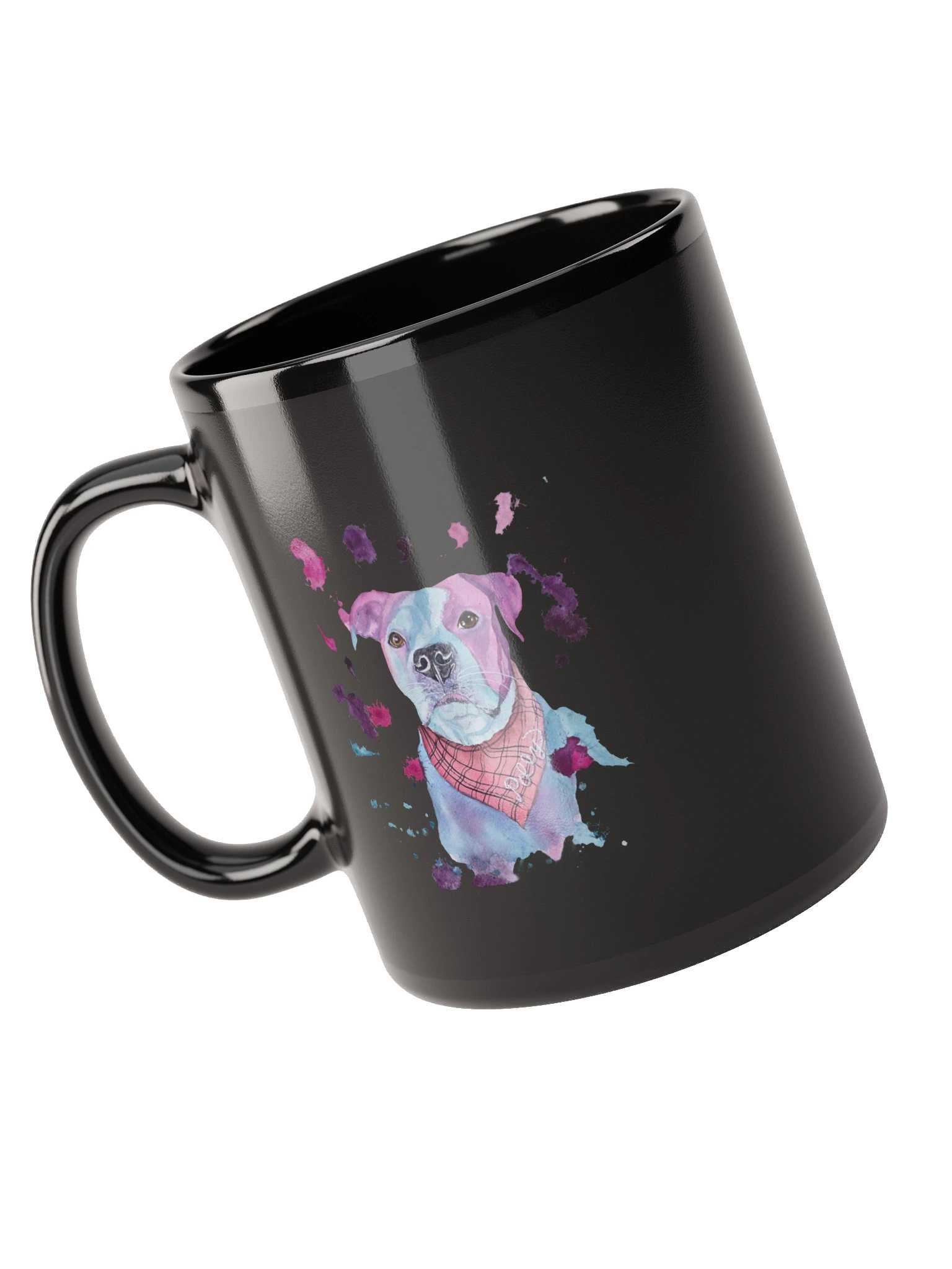 Polly - Black Glossy Mug product image (5)