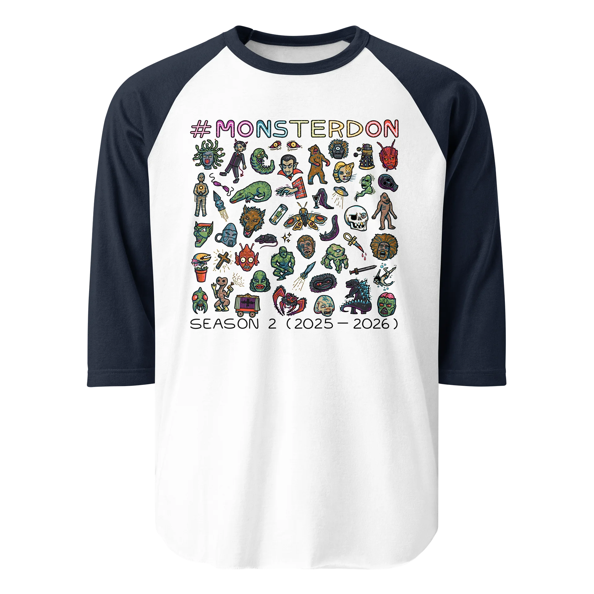 Monsterdon Raglan Long-Sleeve T-Shirt (Light) product image (16)