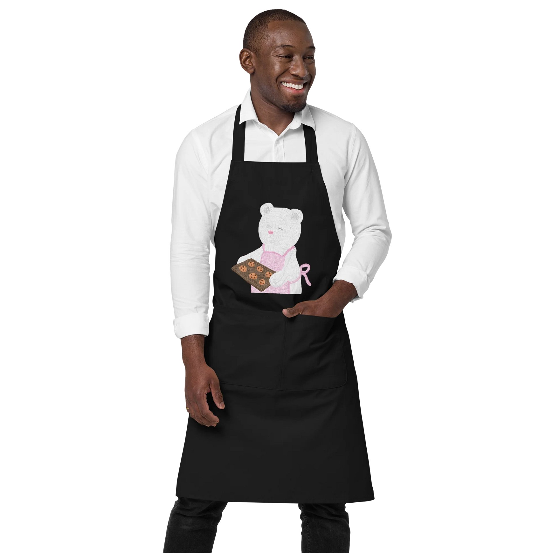 Apron "Hello! Let's cook with Roberto" product image (1)