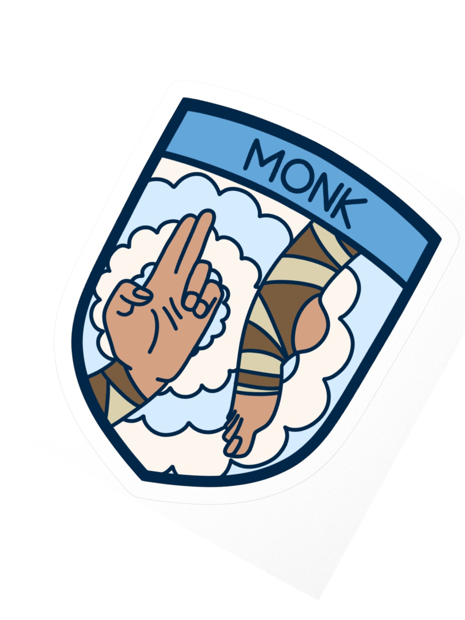 Monk Emblem Sticker product image (5)