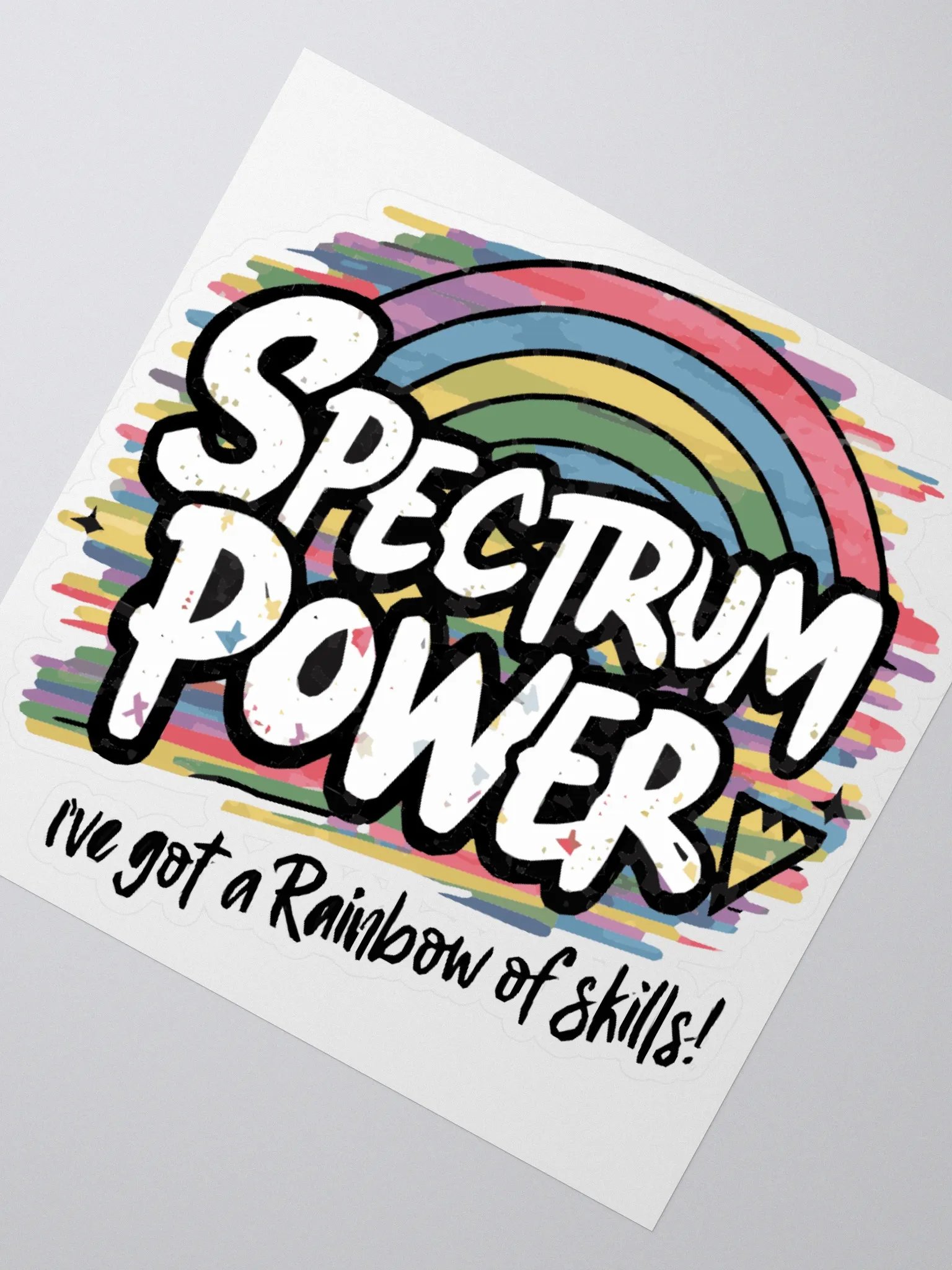 Spectrum Power I've Got A Rainbow Of Skills Sticker product image (2)