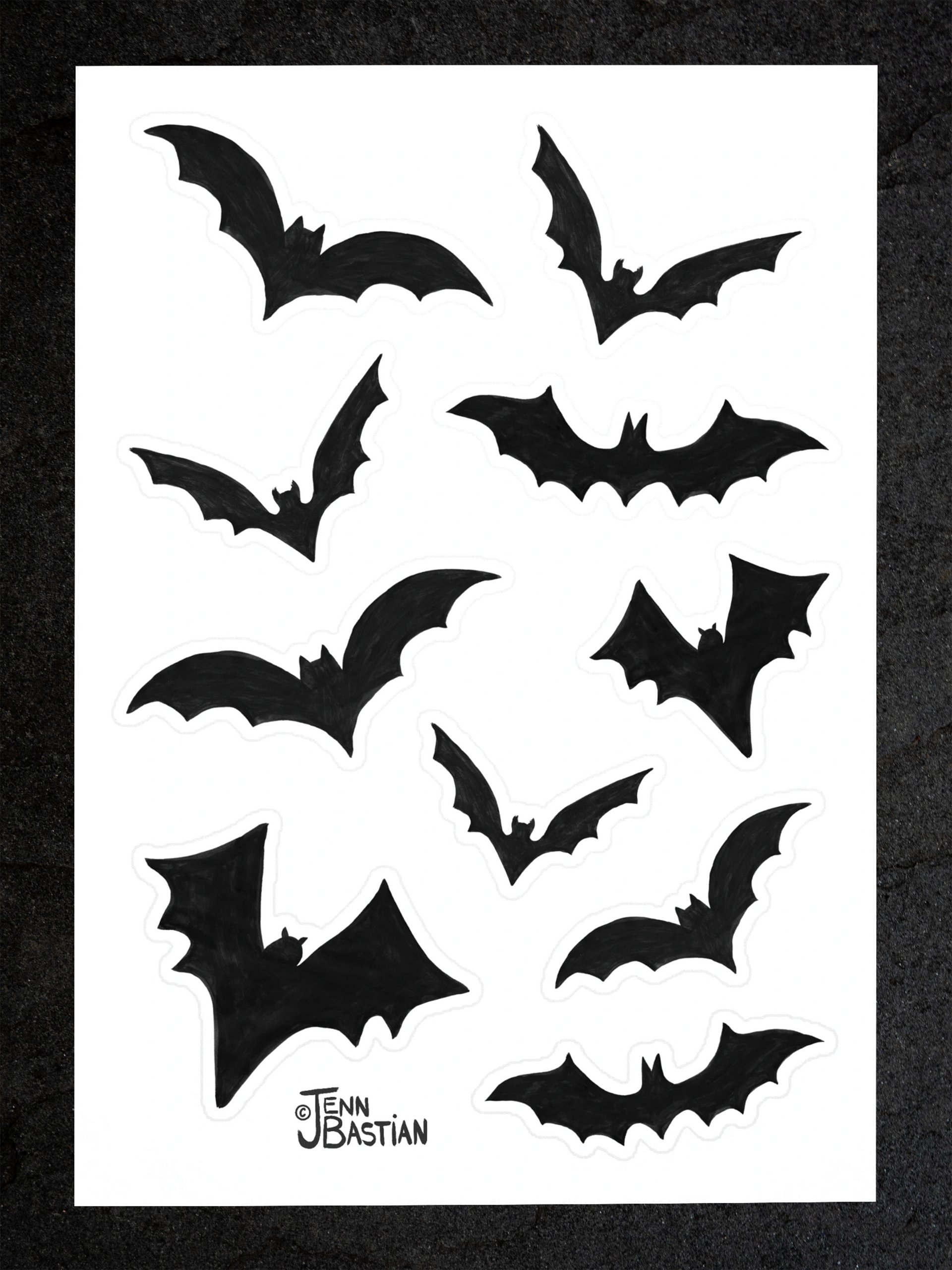STICKER SHEET - BATS product image (1)