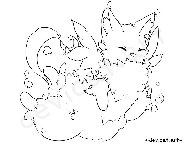 Air Kitsune 2026 Coloring Page product image (1)