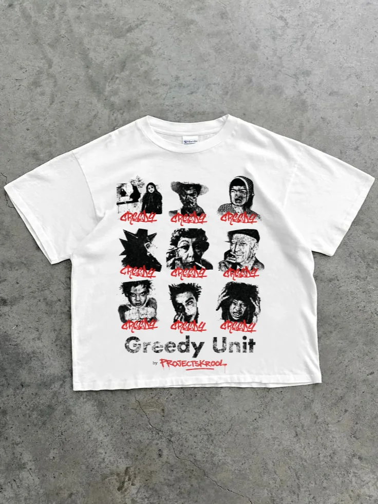 GREEDY UNIT Graphic T-Shirt product image (1)