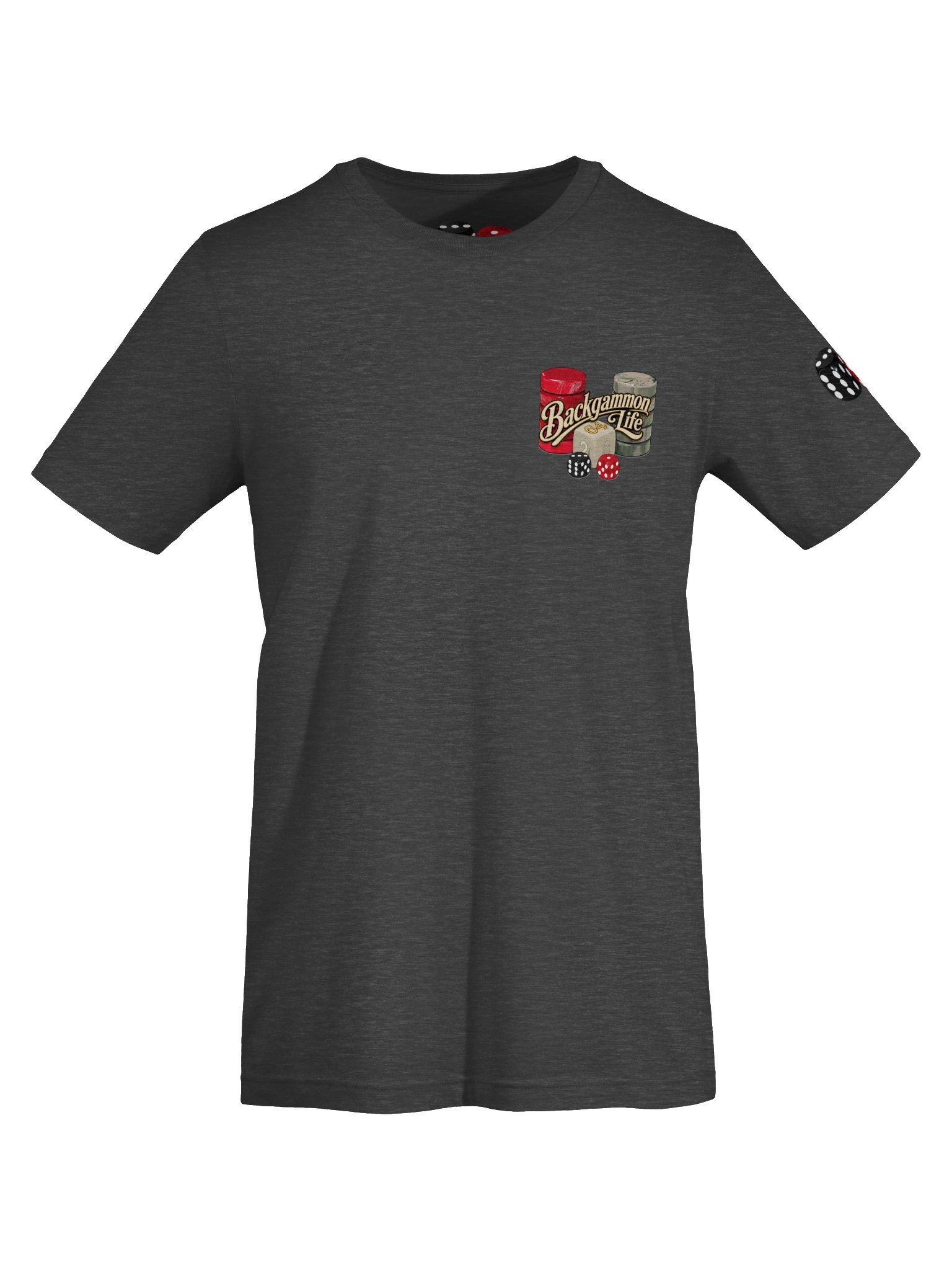Large Dice Backgammon Life Logo Tee product image (5)