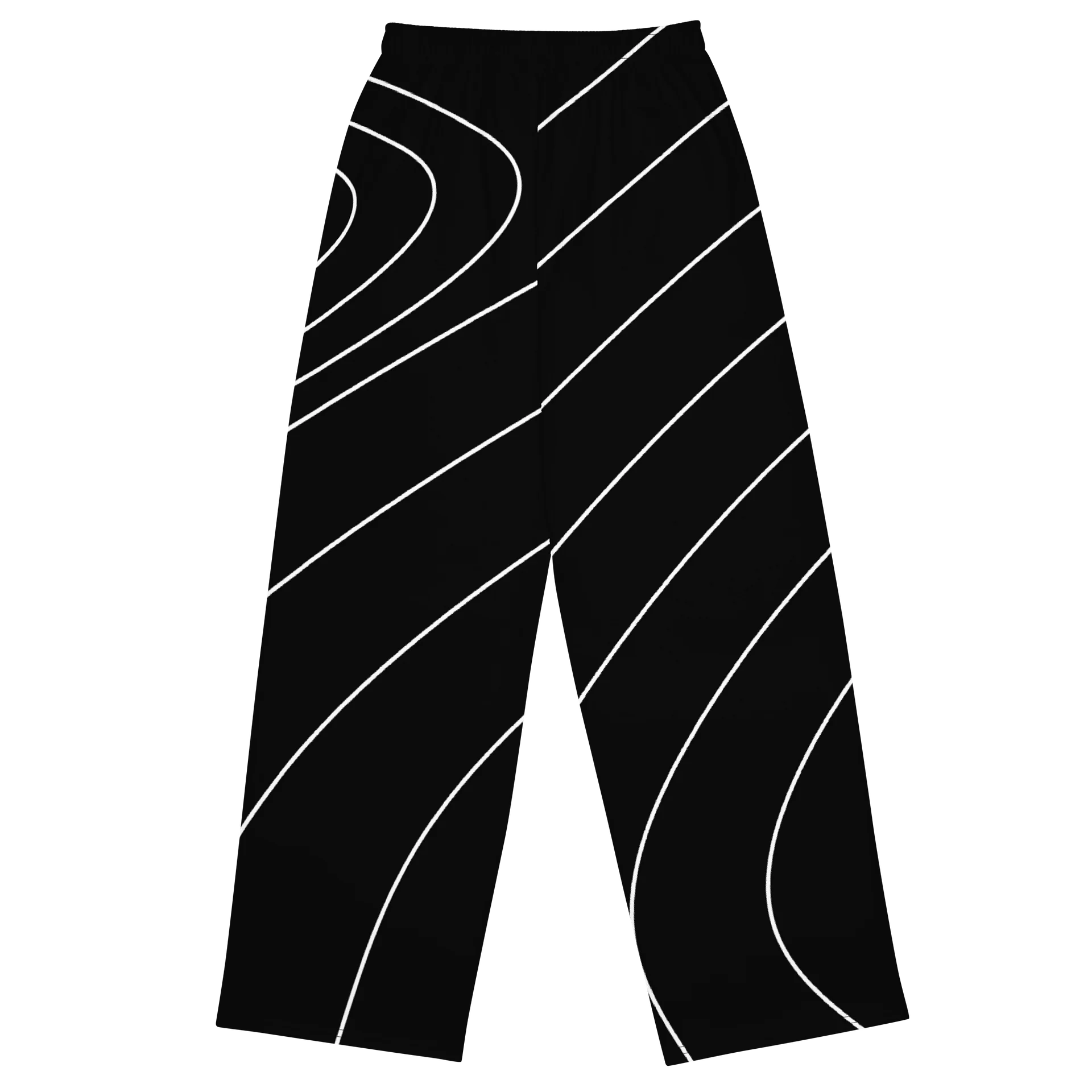 A Faded World Warped Stripe Black Pants product image (2)