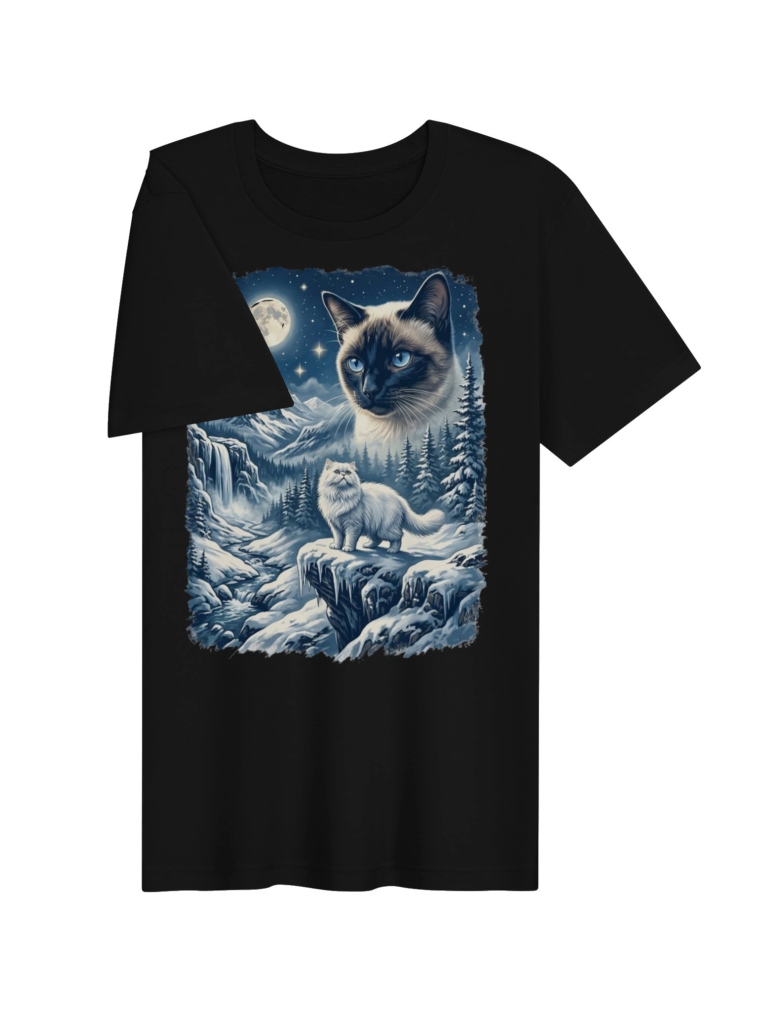 Vintage Mystic Mountain Cats T-Shirt product image (15)