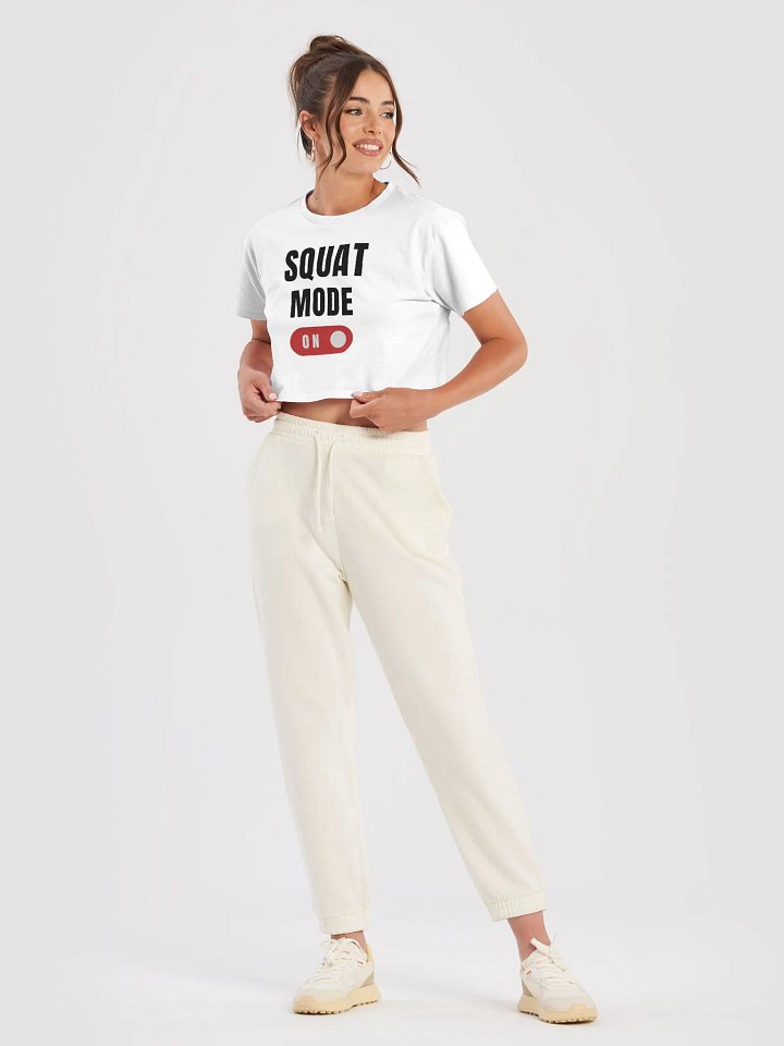 Squat Workout Top I Funny Festival Crop Top I Women's Gym Wear product image (2)