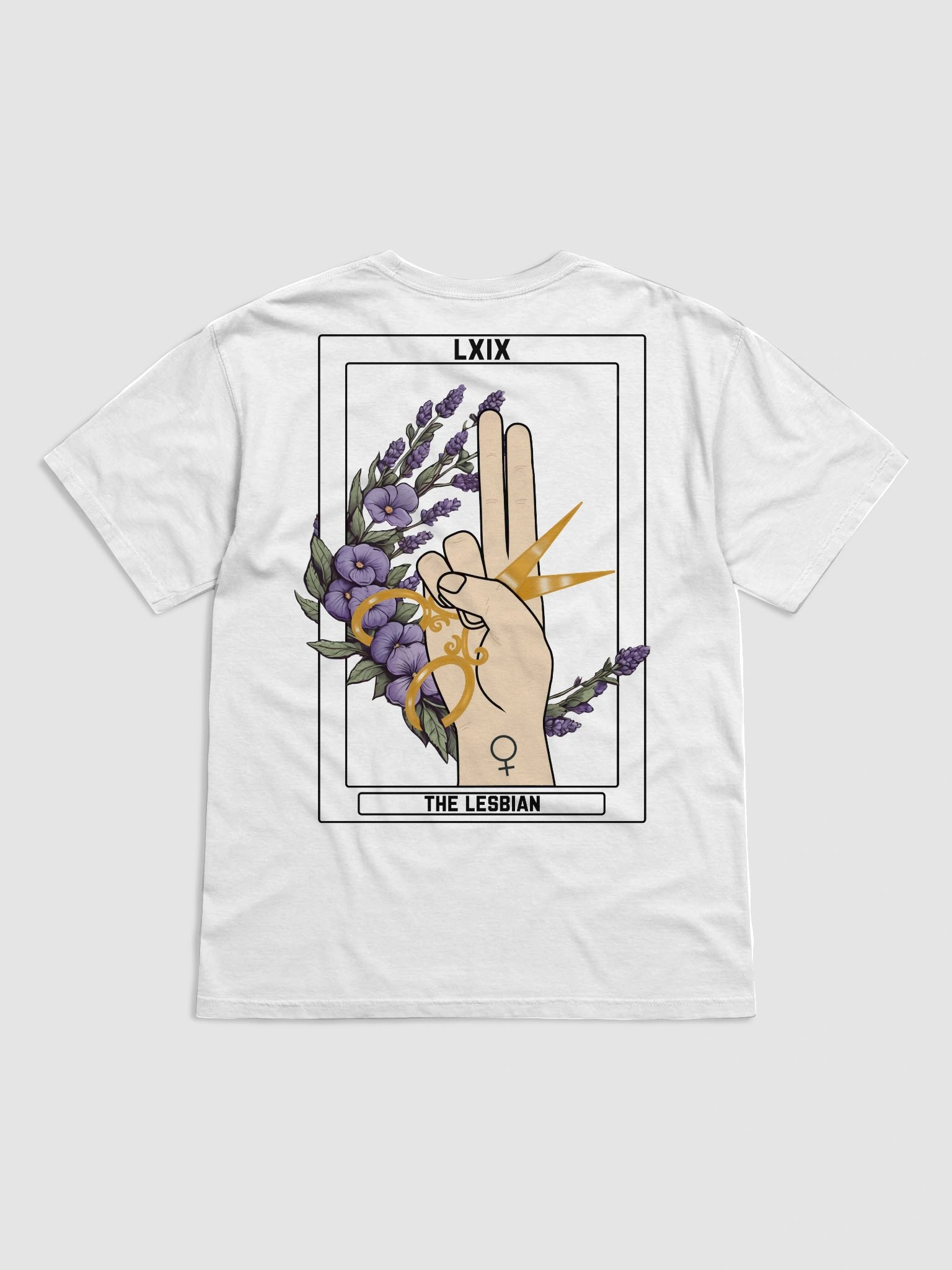 "The Lesbian" Tarot Card - T-Shirt product image (3)