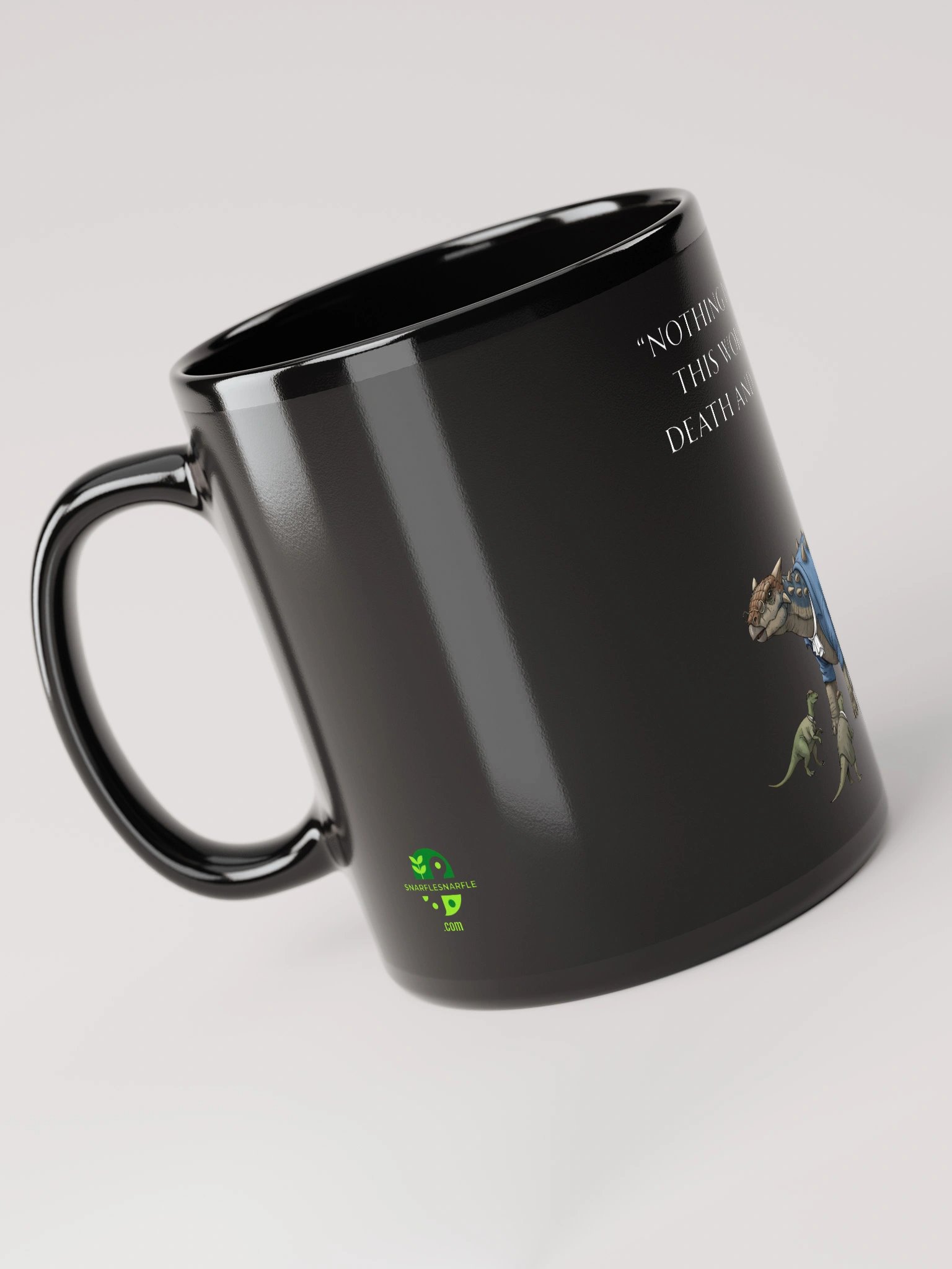 Benjamin Frankylosaurus - Death and Taxonomy Funny Historical Dino Mug product image (6)