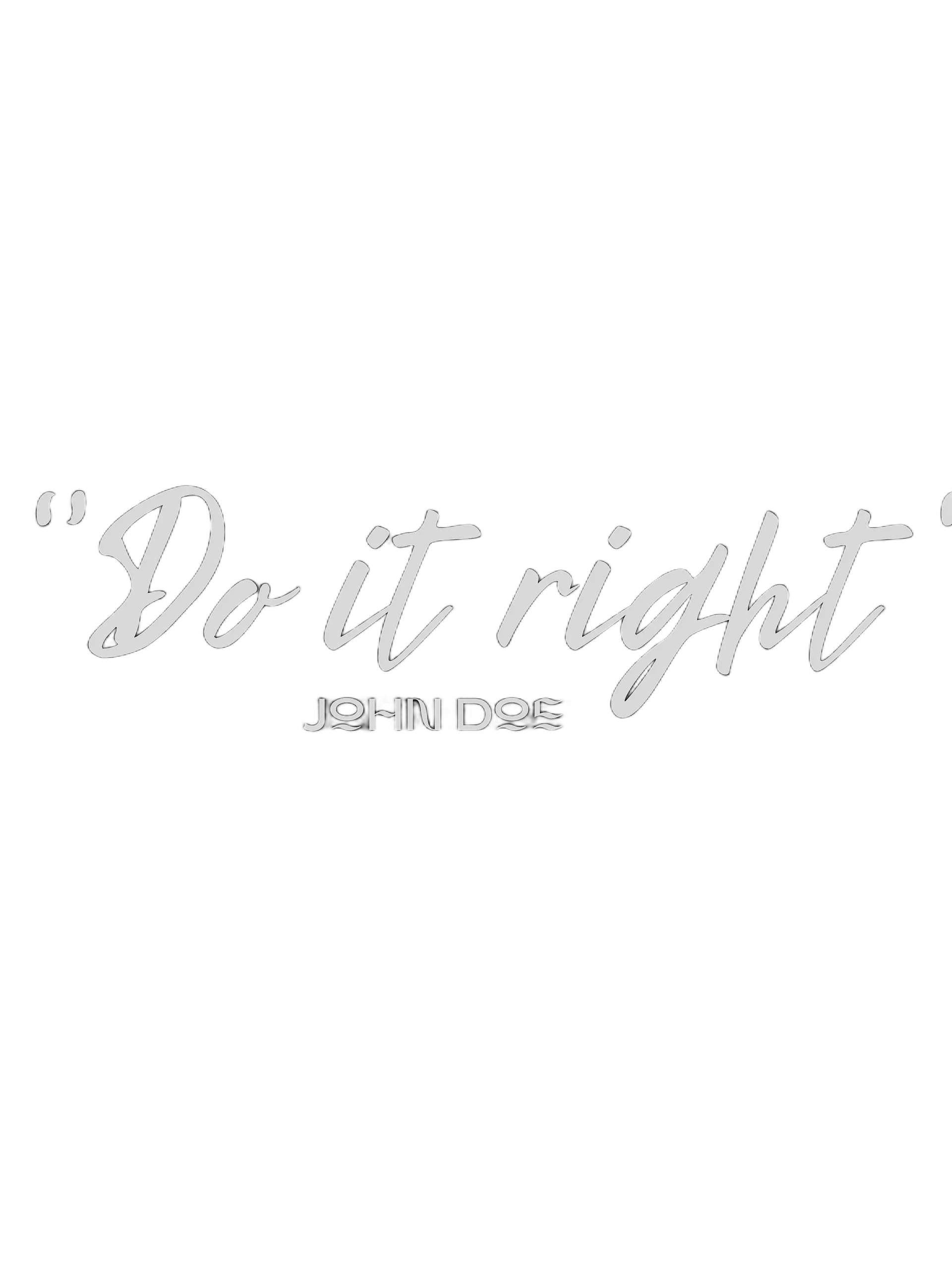 Do it right . Unisex product image (4)