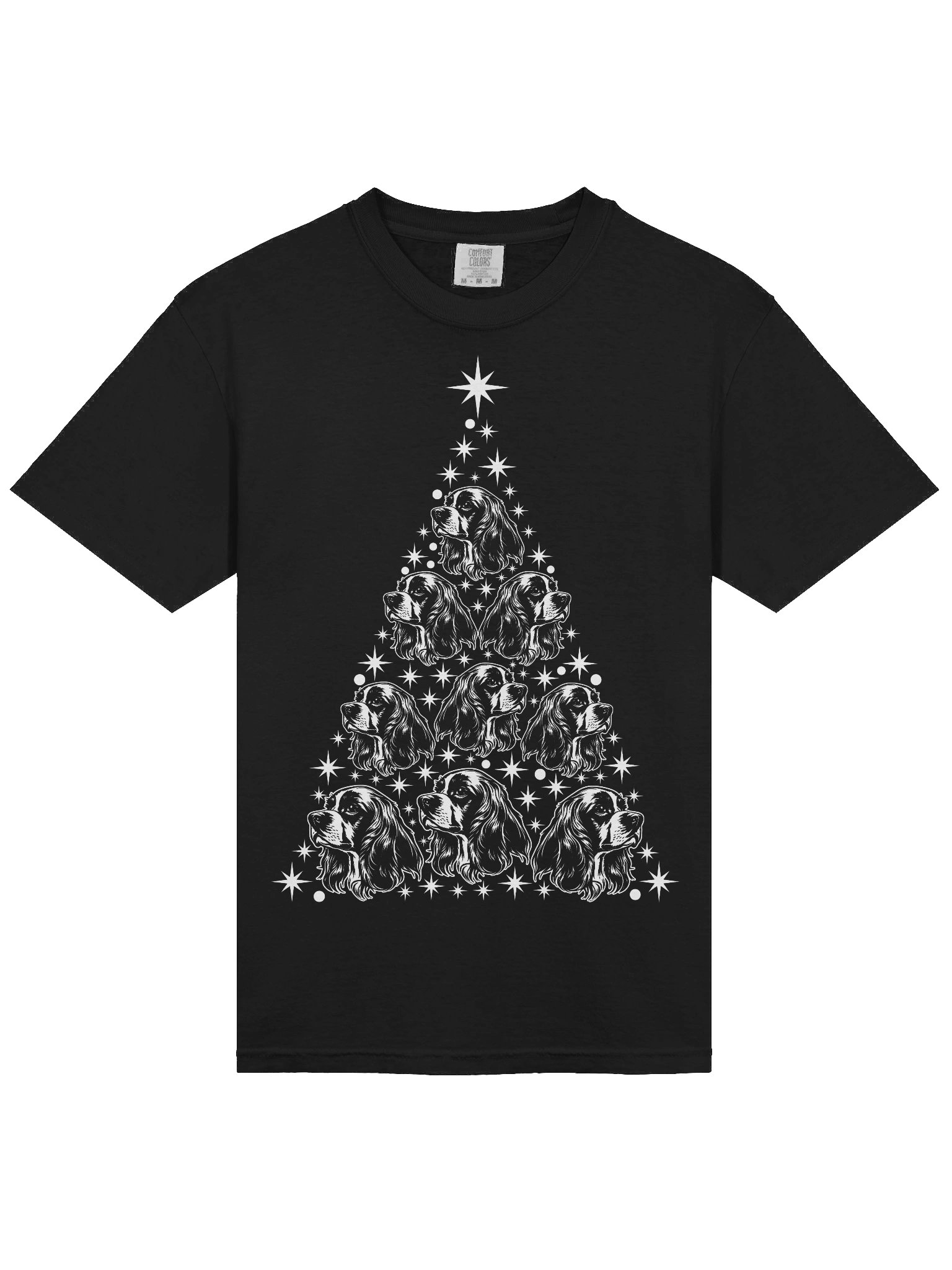 American Cocker Spaniel Christmas Tree T-Shirt product image (5)