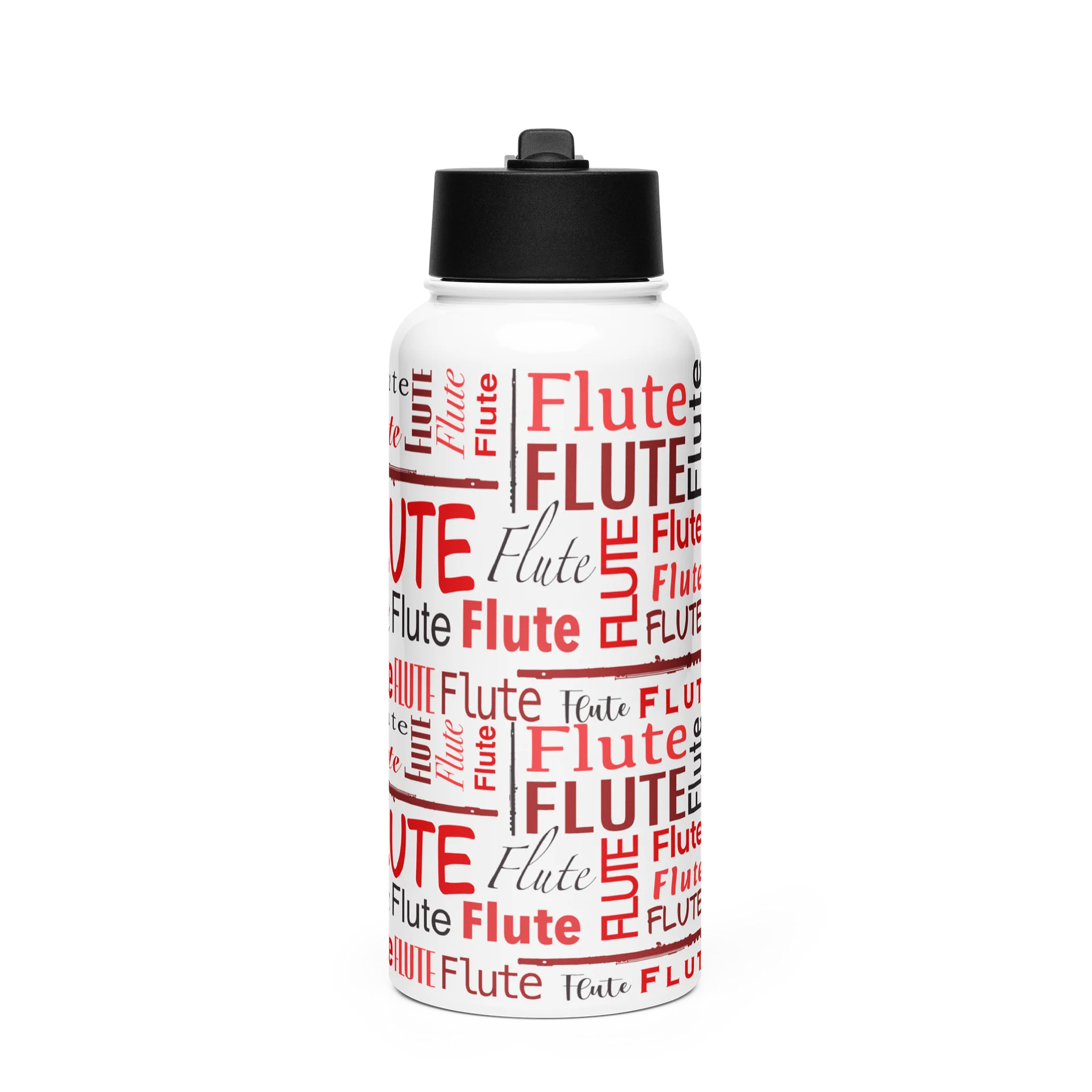 Loud and Clear | Flute Straw Lid | Red product image (2)