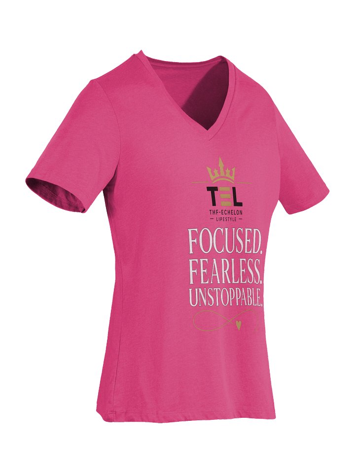 Focused. Fearless. Unstoppable.™ Women’s V-Neck Tee product image (2)