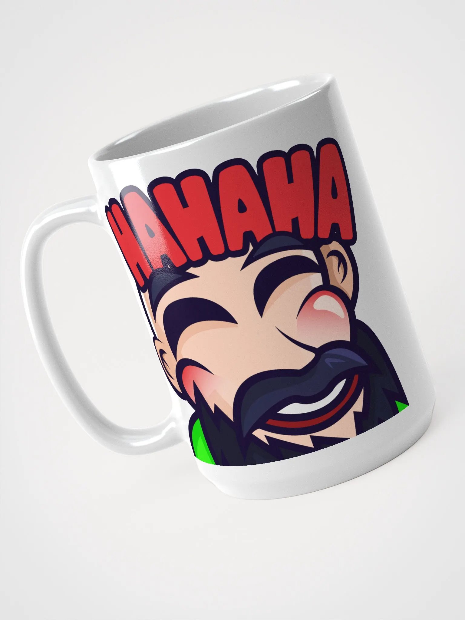 ftap HAHAHA White Coffee Cup product image (3)